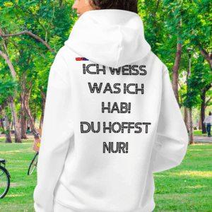 de hoodie hinten
