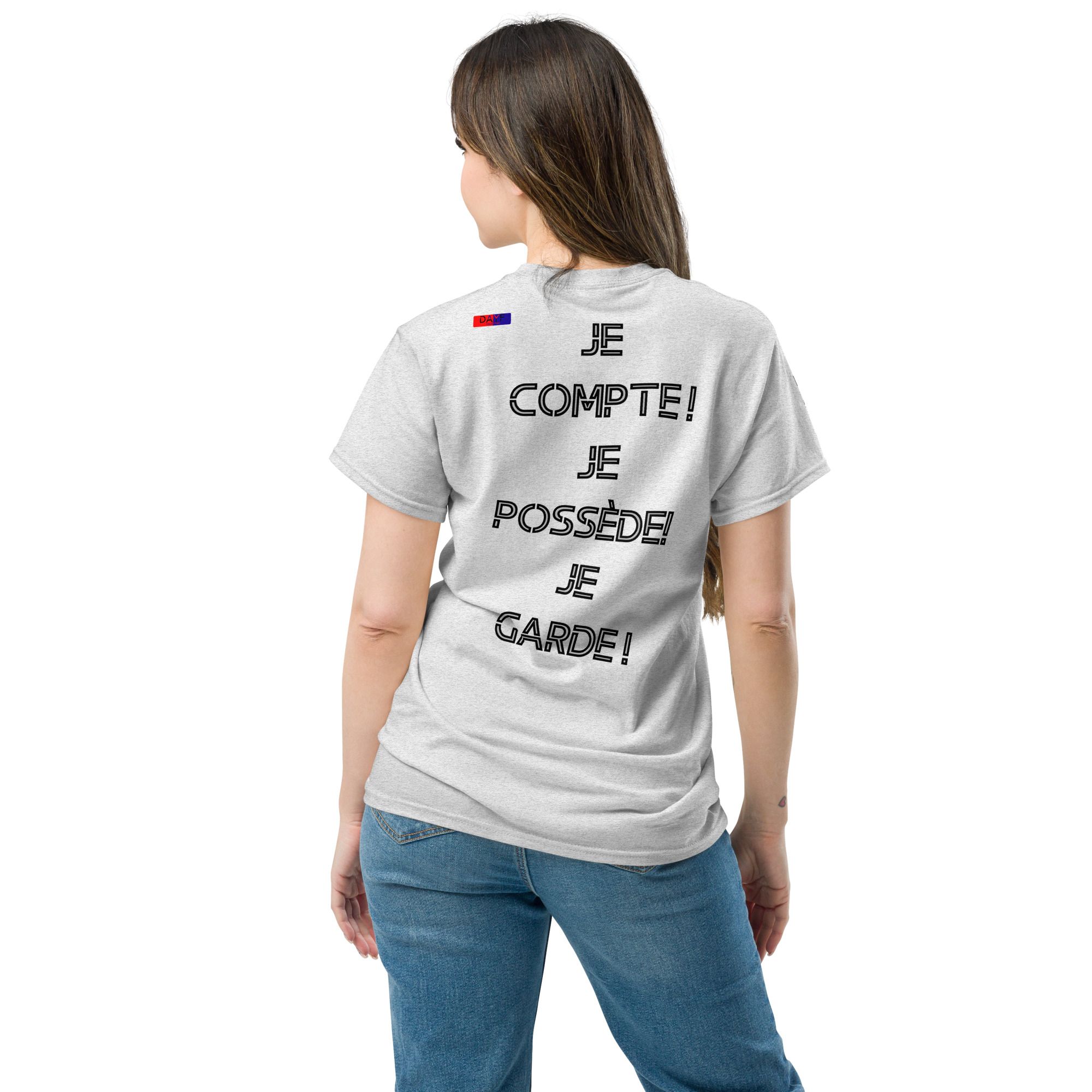 t shirt classique unisexe dos 7
