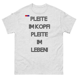 Unisex classic T shirt Nummer 8 Frontprint Dayf Design Nummeriert DE Collection Classic Fit Minimal Typografie Premium Print Edition 8