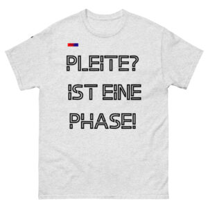 Unisex classic T shirt Nummer 2 Frontprint Dayf Design Nummeriert DE Collection Classic Fit Minimal Typografie Premium Print Edition 2