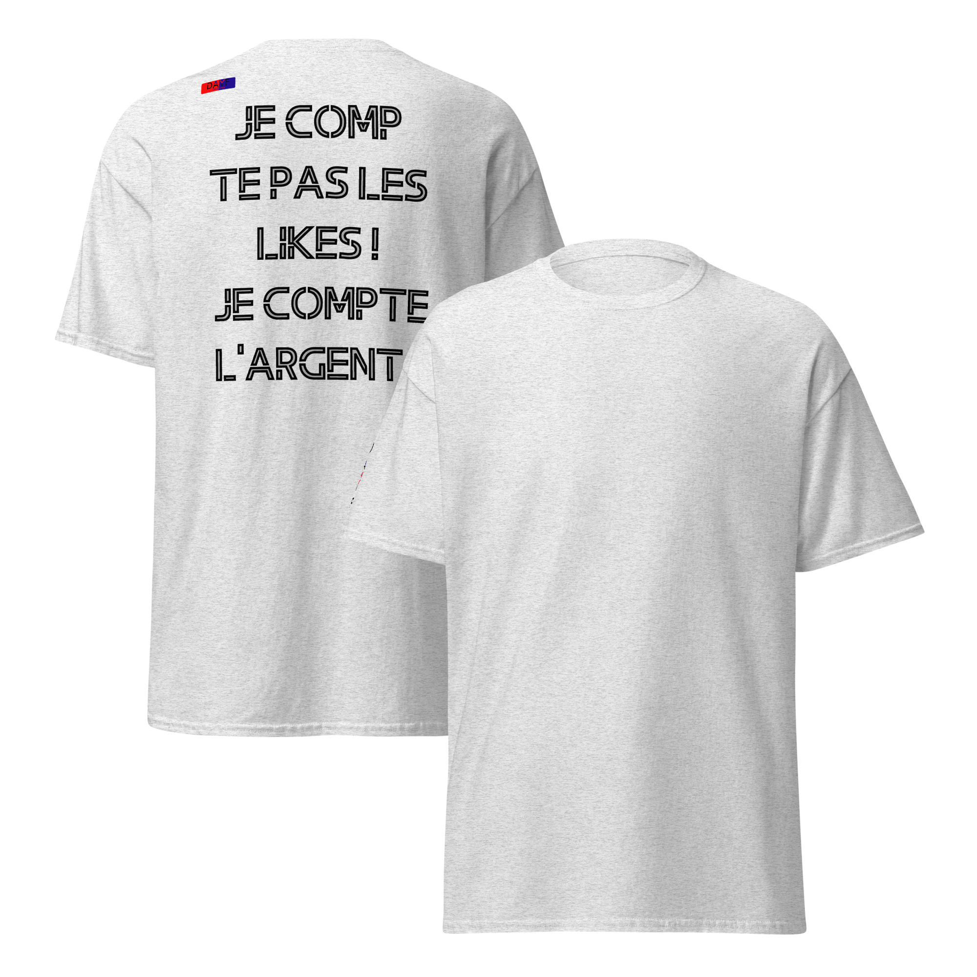 t shirt classique unisexe dos 10