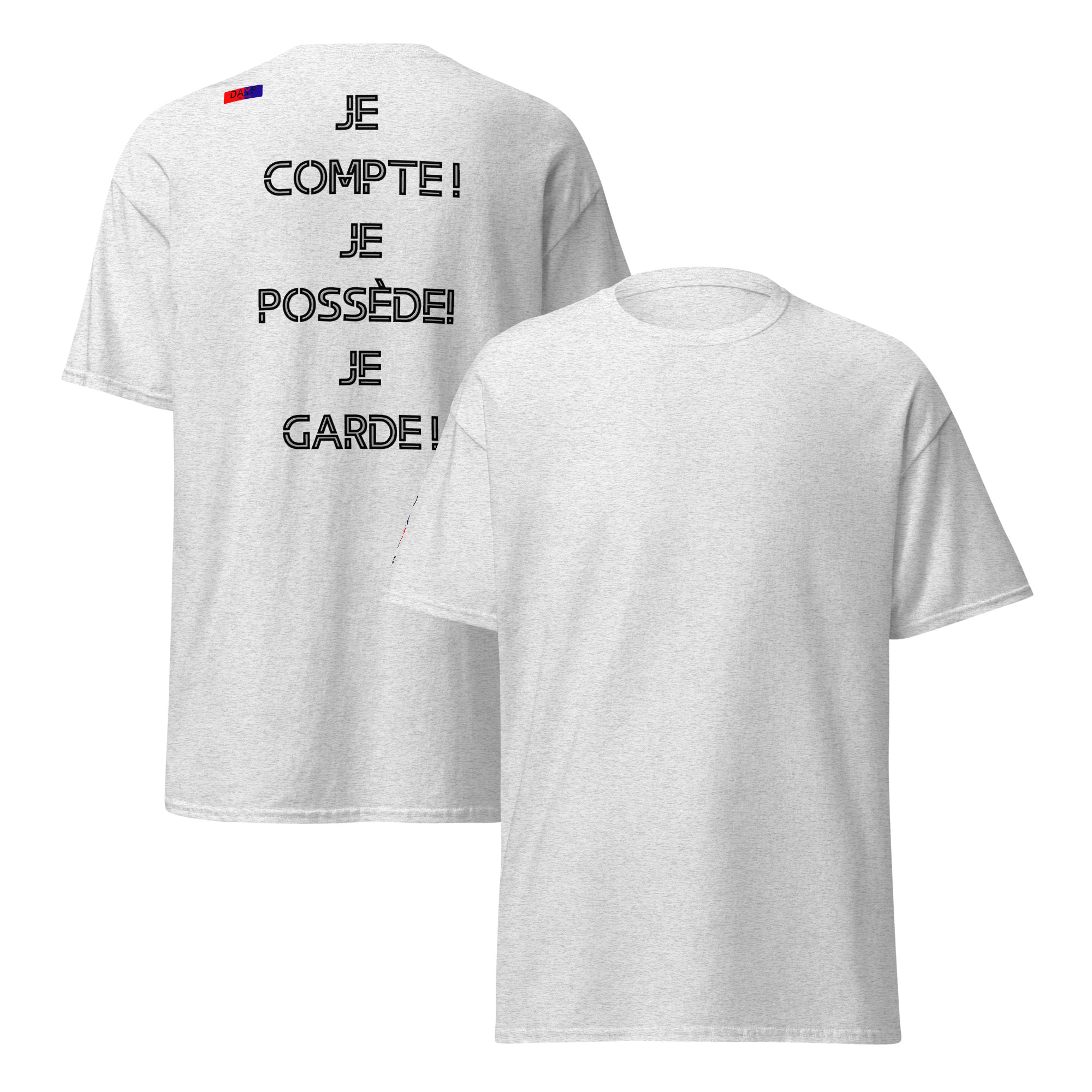 t shirt classique unisexe dos 7