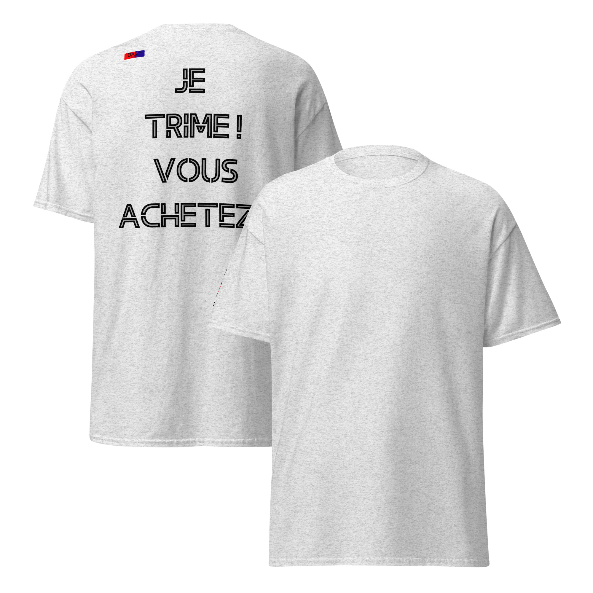 t shirt classique unisexe dos 5