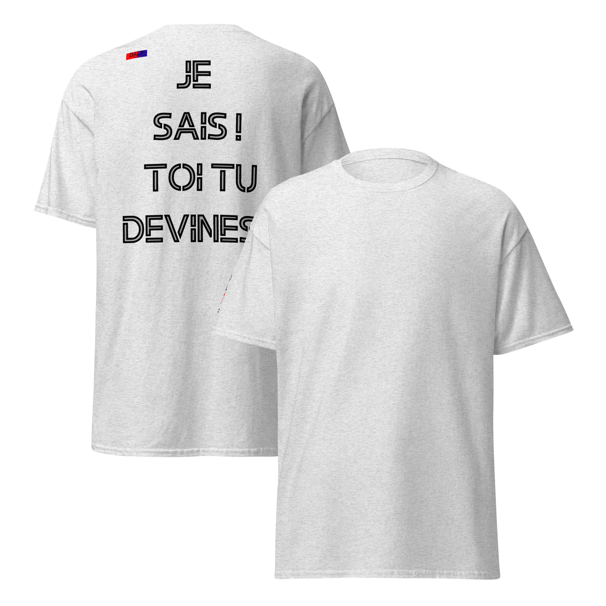 t shirt classique unisexe dos 4