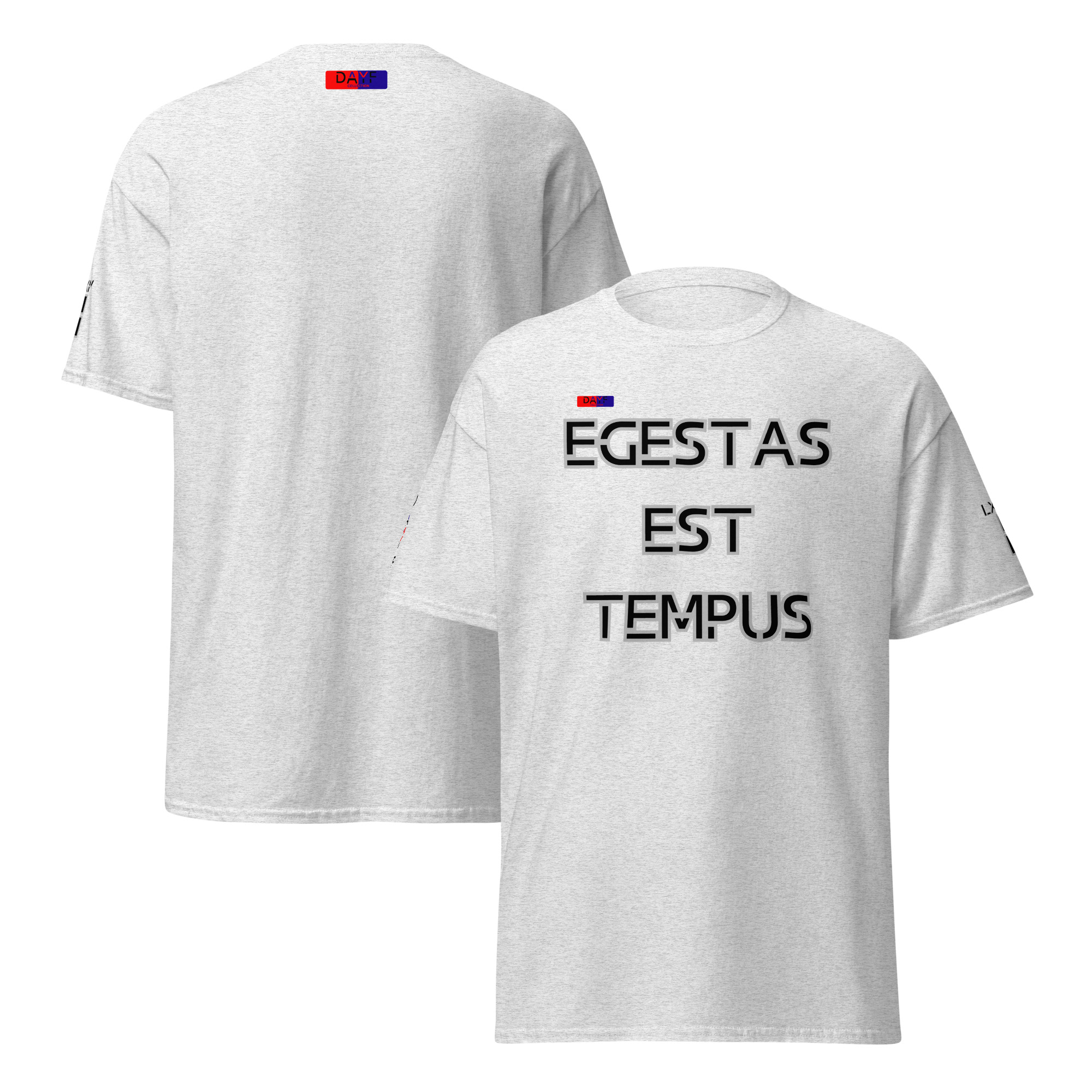 unisex classic tee front latin 2