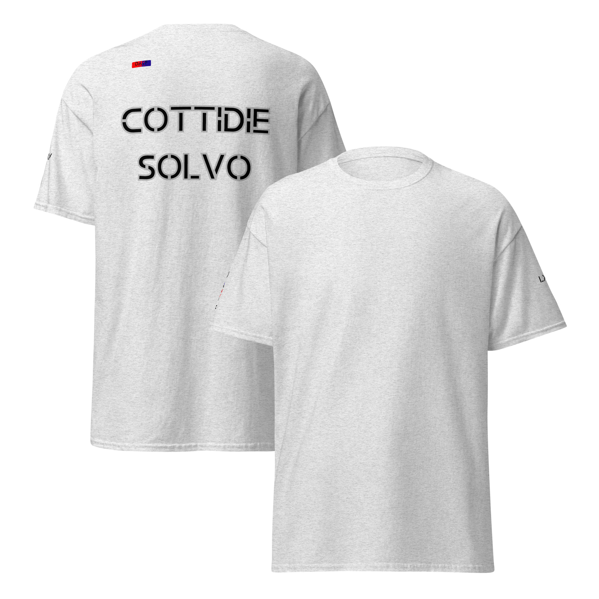 unisex classic tee latin back 1