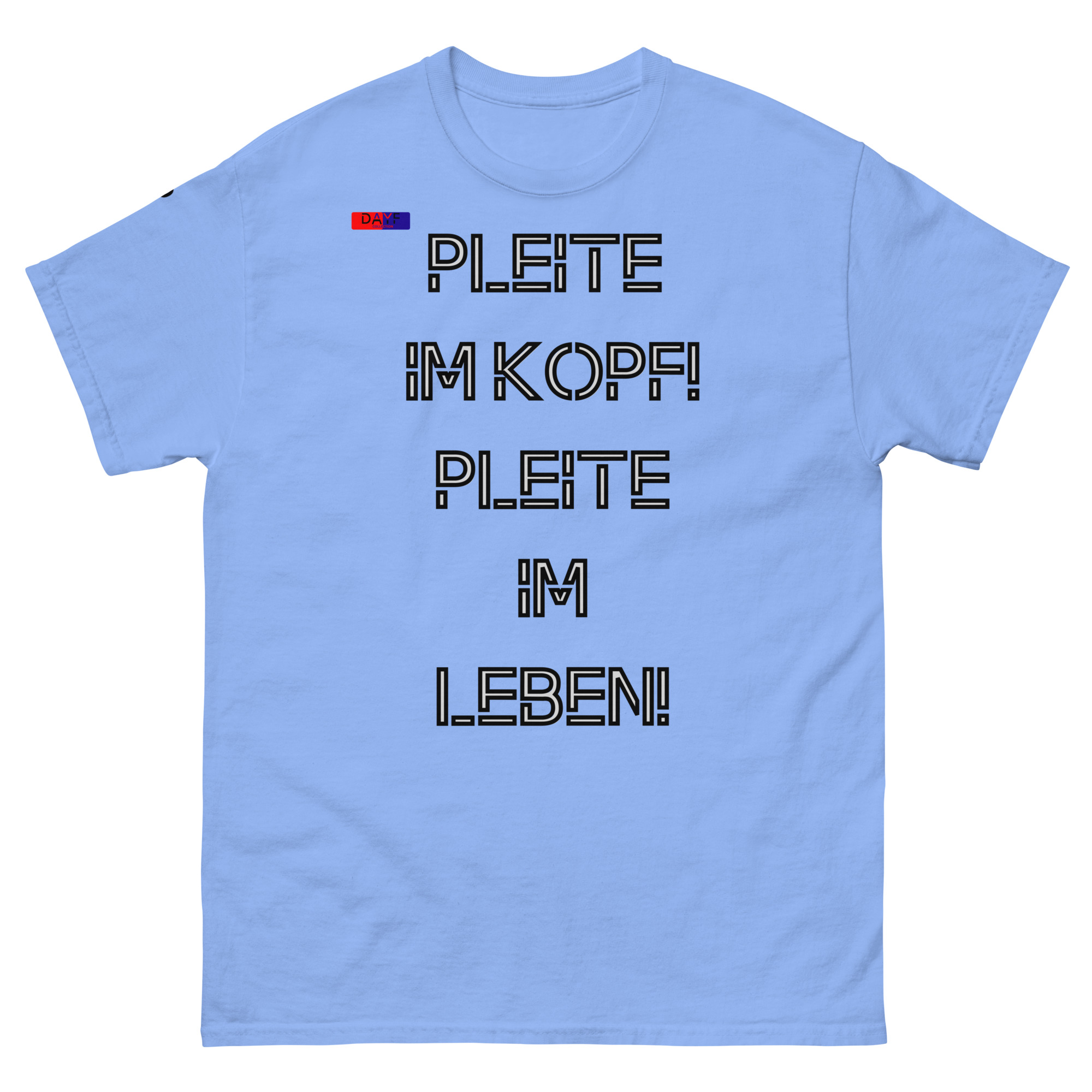 Unisex classic T shirt Nummer 8 Frontprint Dayf Design Nummeriert DE Collection Classic Fit Minimal Typografie Premium Print Edition 8 – Bild 6