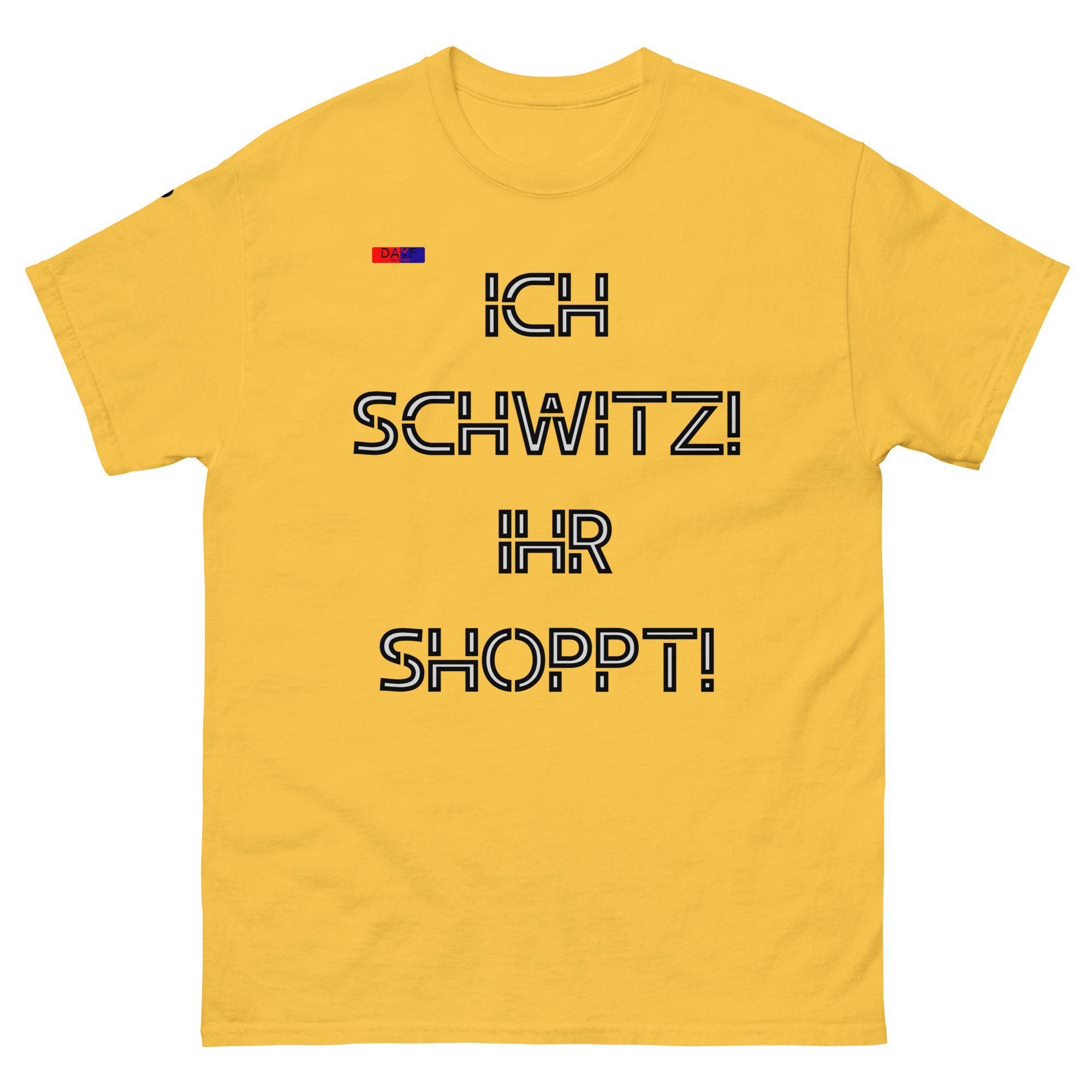 Unisex classic T shirt Nummer 5 Frontprint Dayf Design Nummeriert DE Collection Classic Fit Minimal Typografie Premium Print Edition 5 – Bild 8