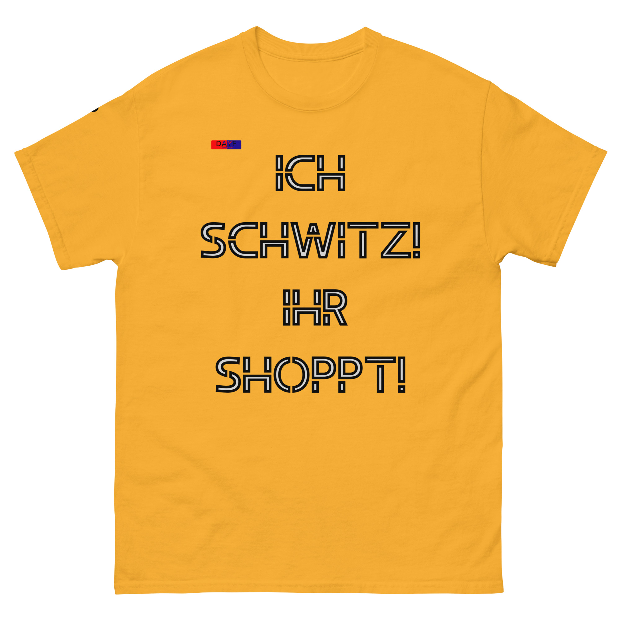 Unisex classic T shirt Nummer 5 Frontprint Dayf Design Nummeriert DE Collection Classic Fit Minimal Typografie Premium Print Edition 5 – Bild 11