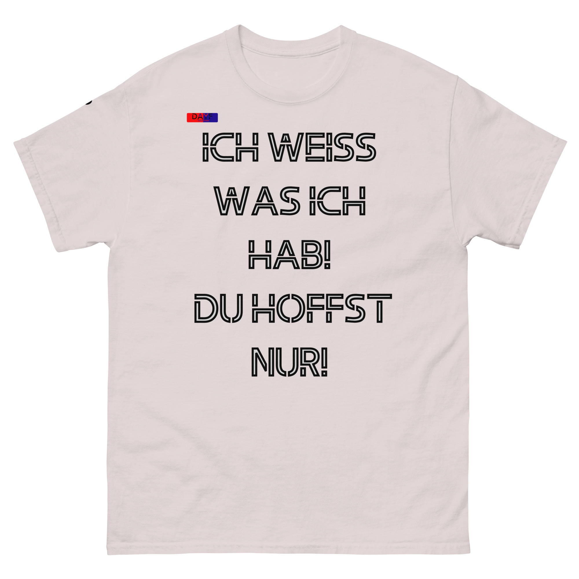 Original Dayf Design DE Collection Nummer 9 Classic T Shirt Vorderseite – Bild 35