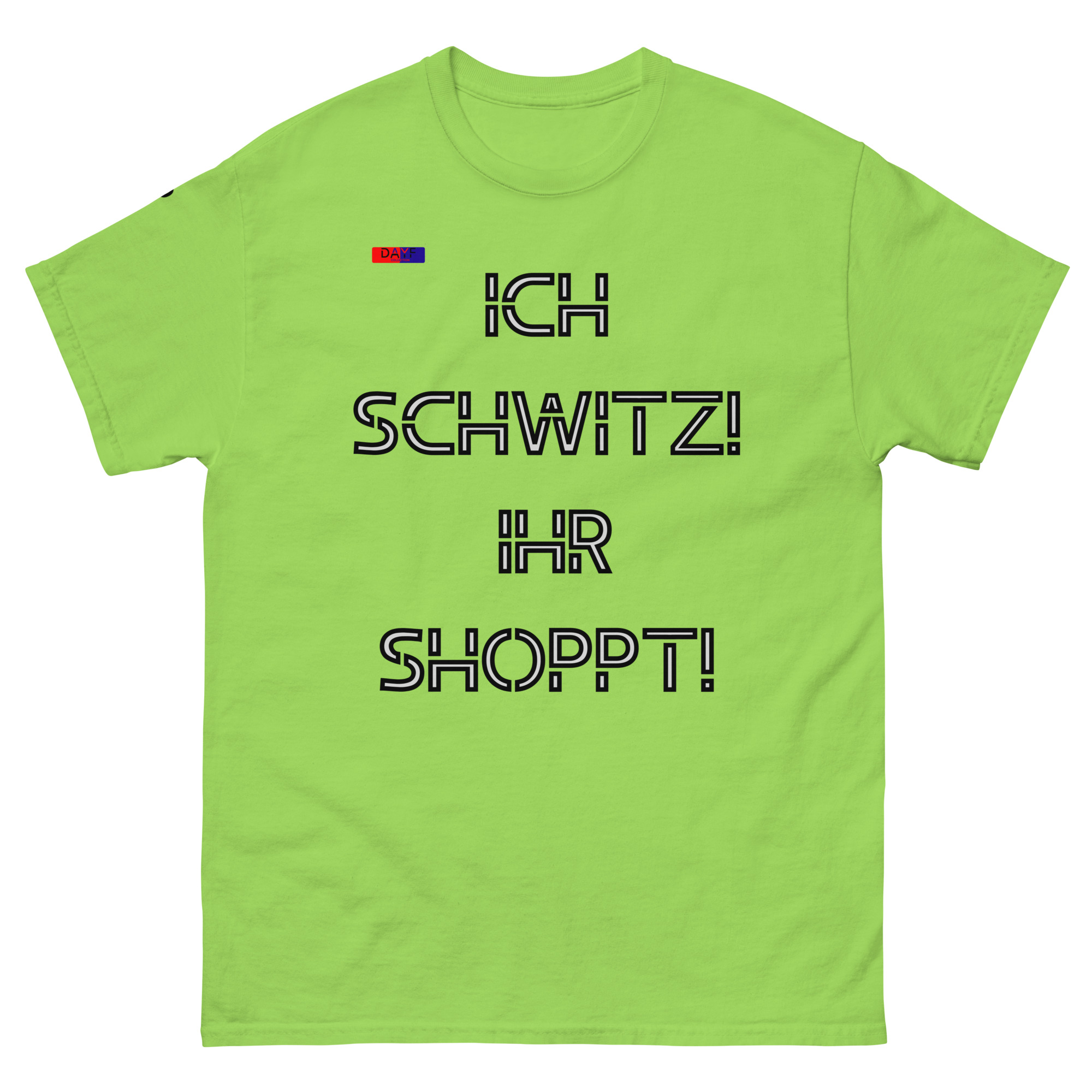 Unisex classic T shirt Nummer 5 Frontprint Dayf Design Nummeriert DE Collection Classic Fit Minimal Typografie Premium Print Edition 5 – Bild 15