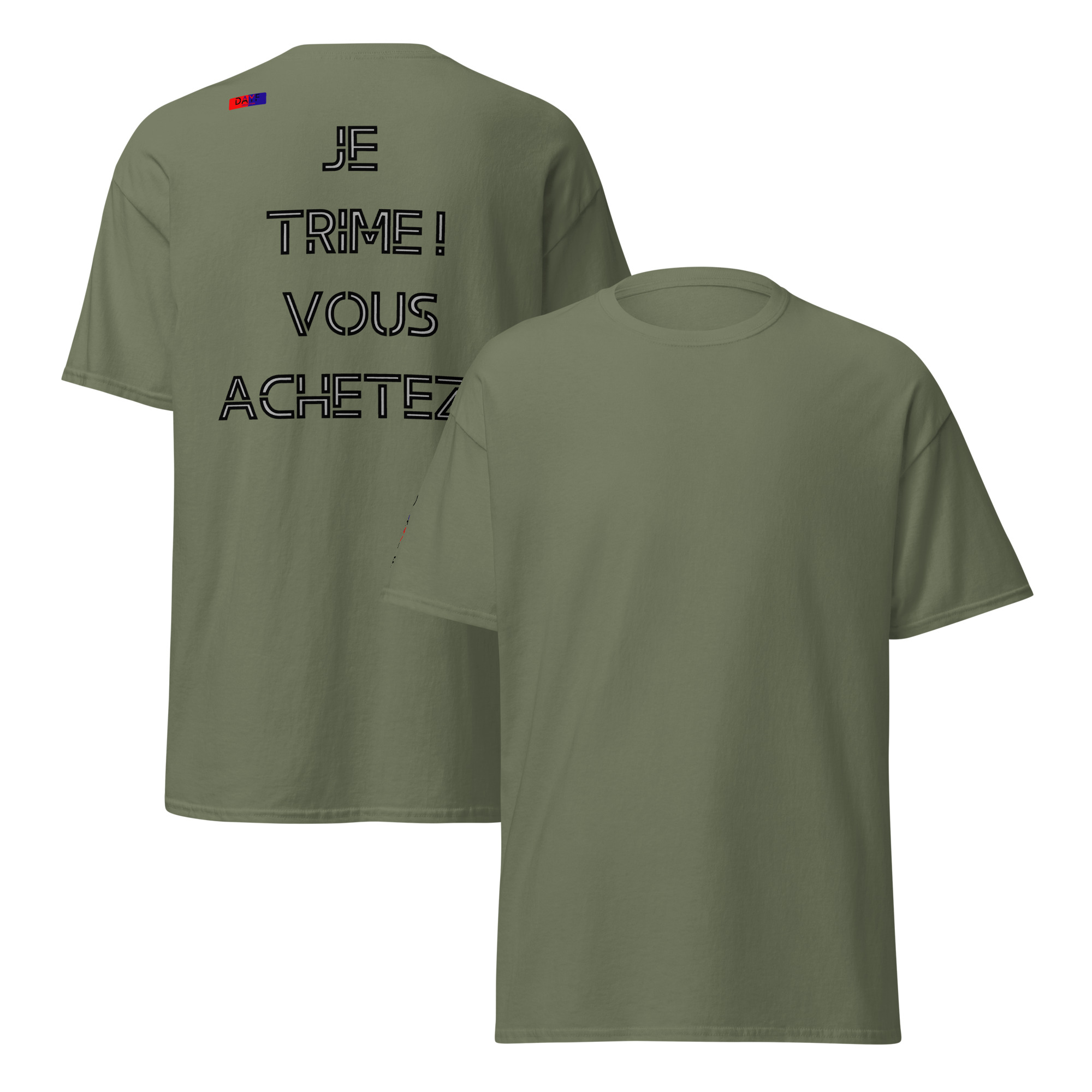 t shirt classique unisexe dos 5