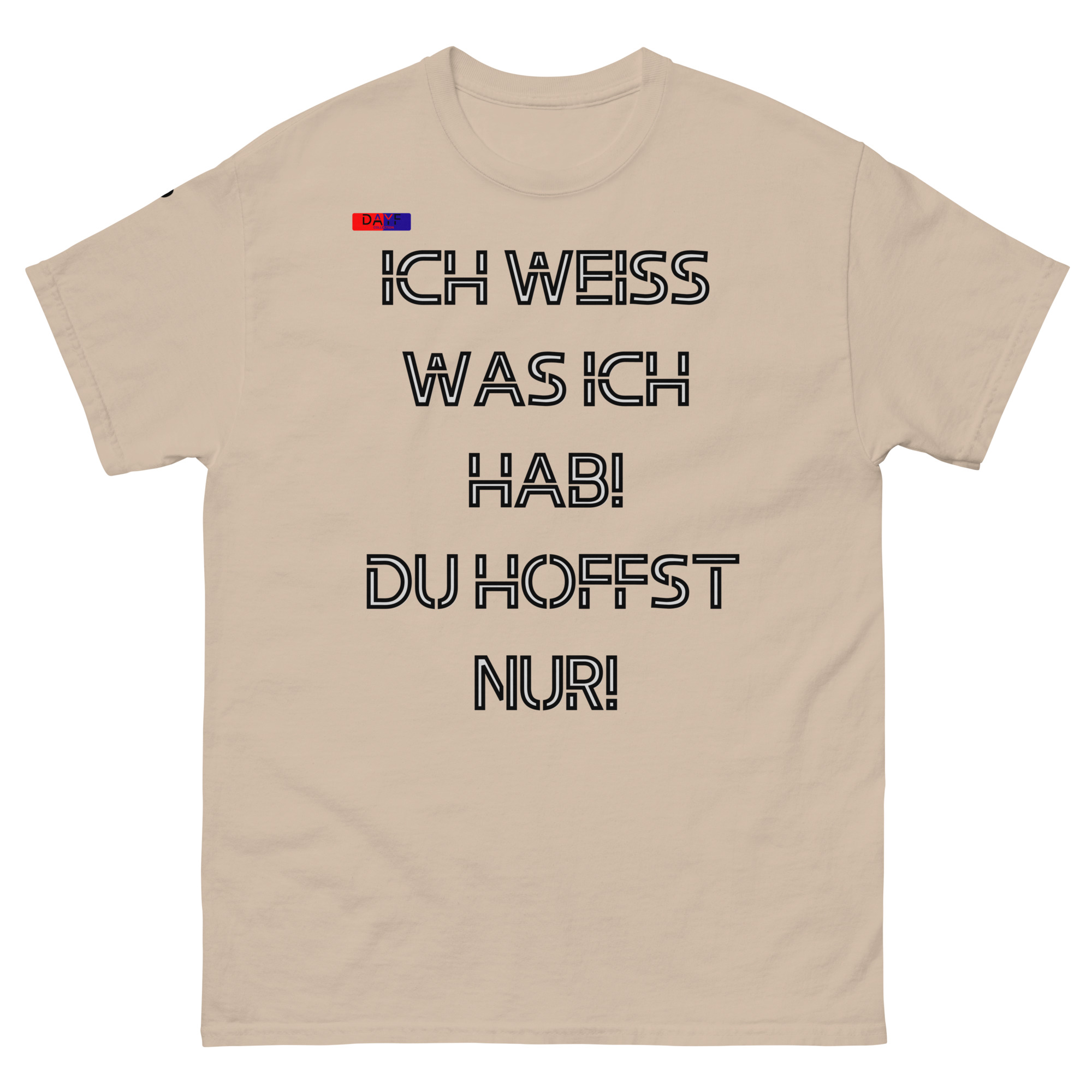 Original Dayf Design DE Collection Nummer 9 Classic T Shirt Vorderseite – Bild 24