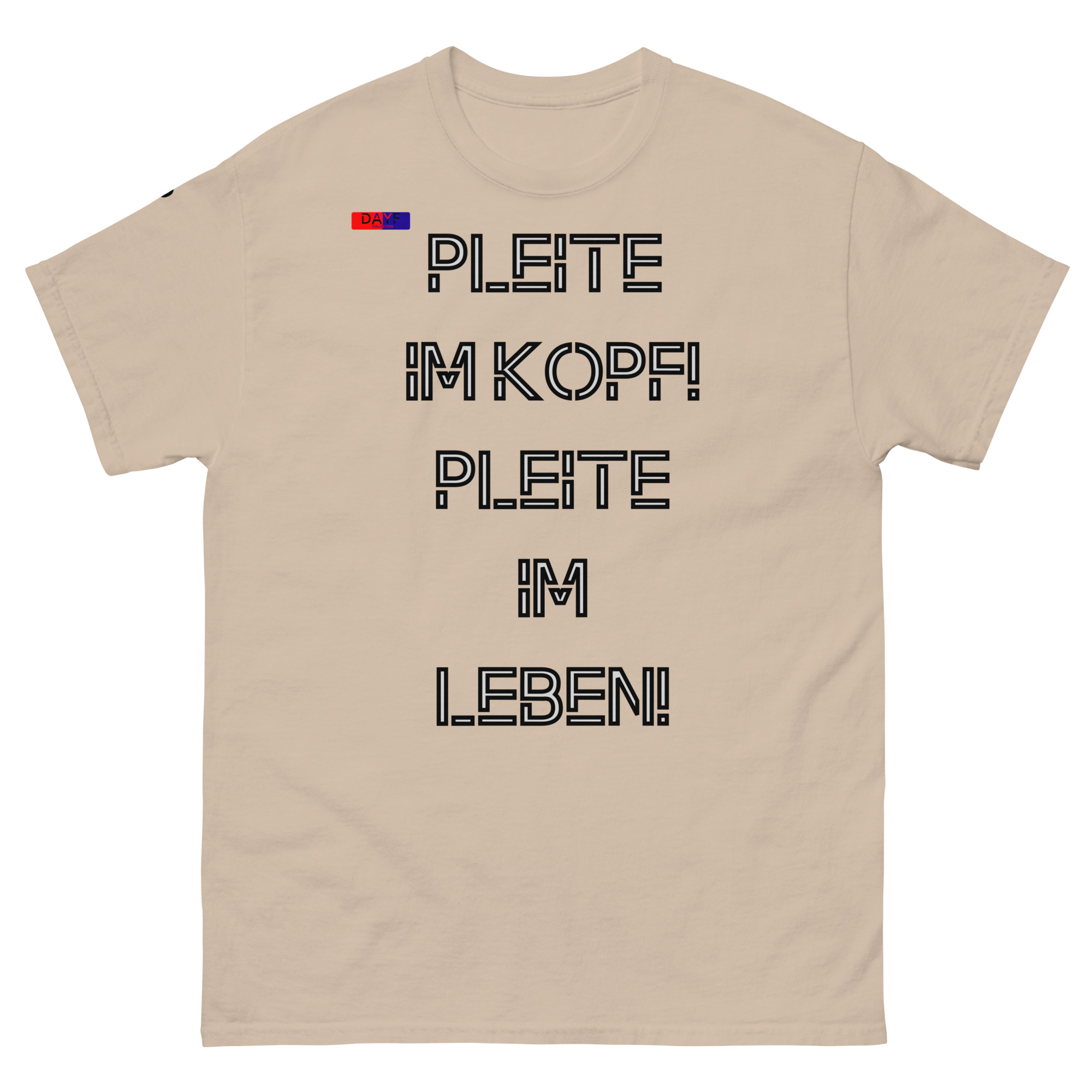 Unisex classic T shirt Nummer 8 Frontprint Dayf Design Nummeriert DE Collection Classic Fit Minimal Typografie Premium Print Edition 8 – Bild 24