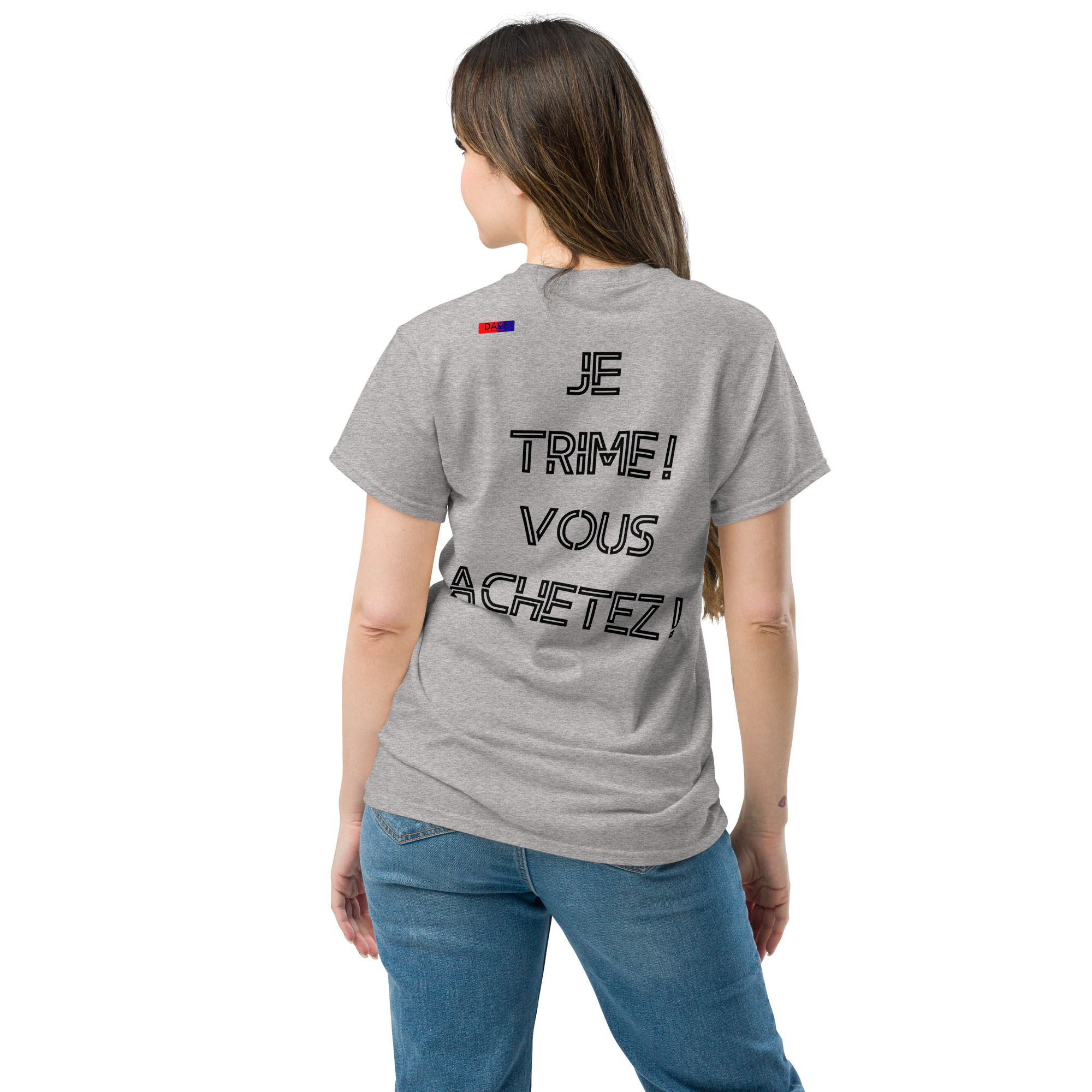t shirt classique unisexe dos 5