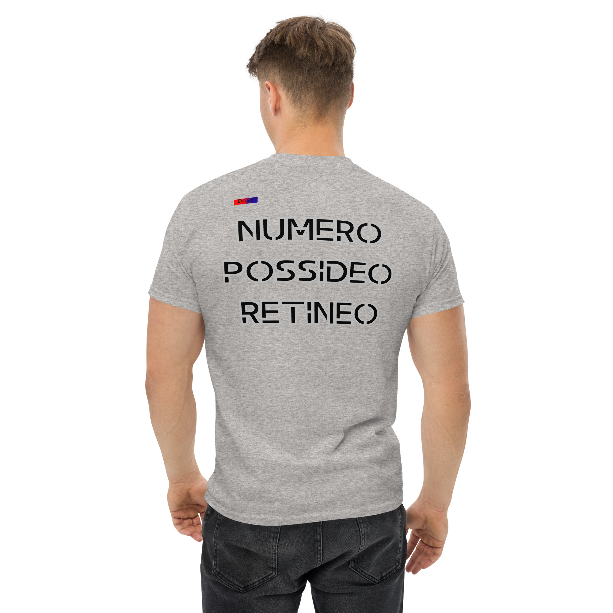 unisex classic tee back latin 7