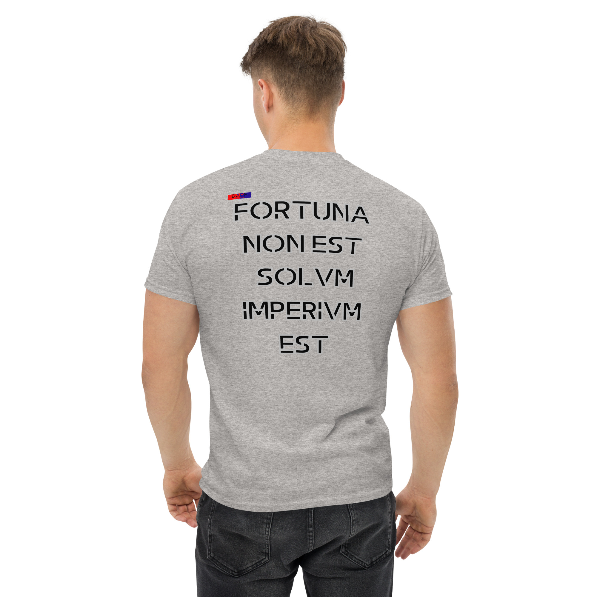 unisex classic tee back latin 12