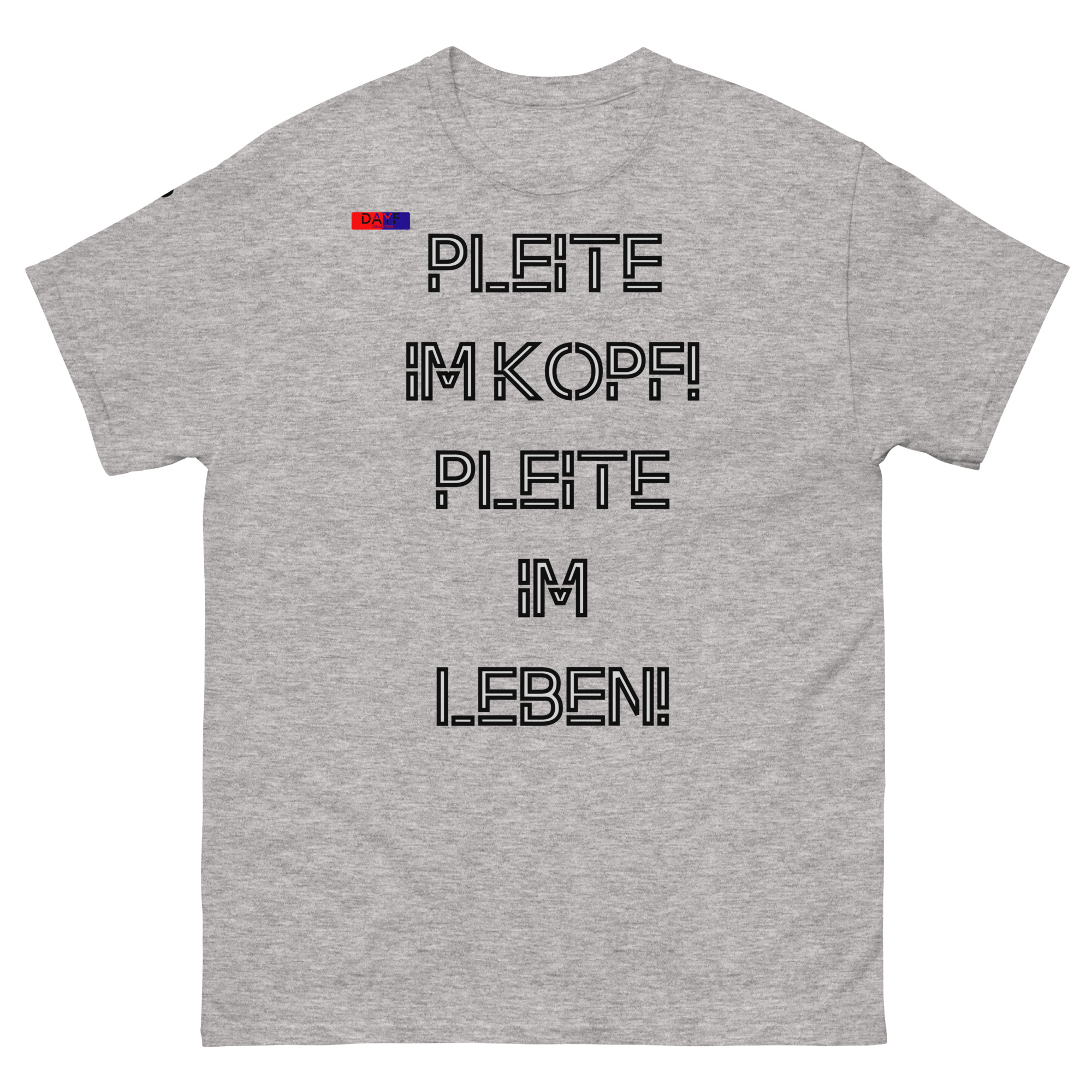 Unisex classic T shirt Nummer 8 Frontprint Dayf Design Nummeriert DE Collection Classic Fit Minimal Typografie Premium Print Edition 8 – Bild 26