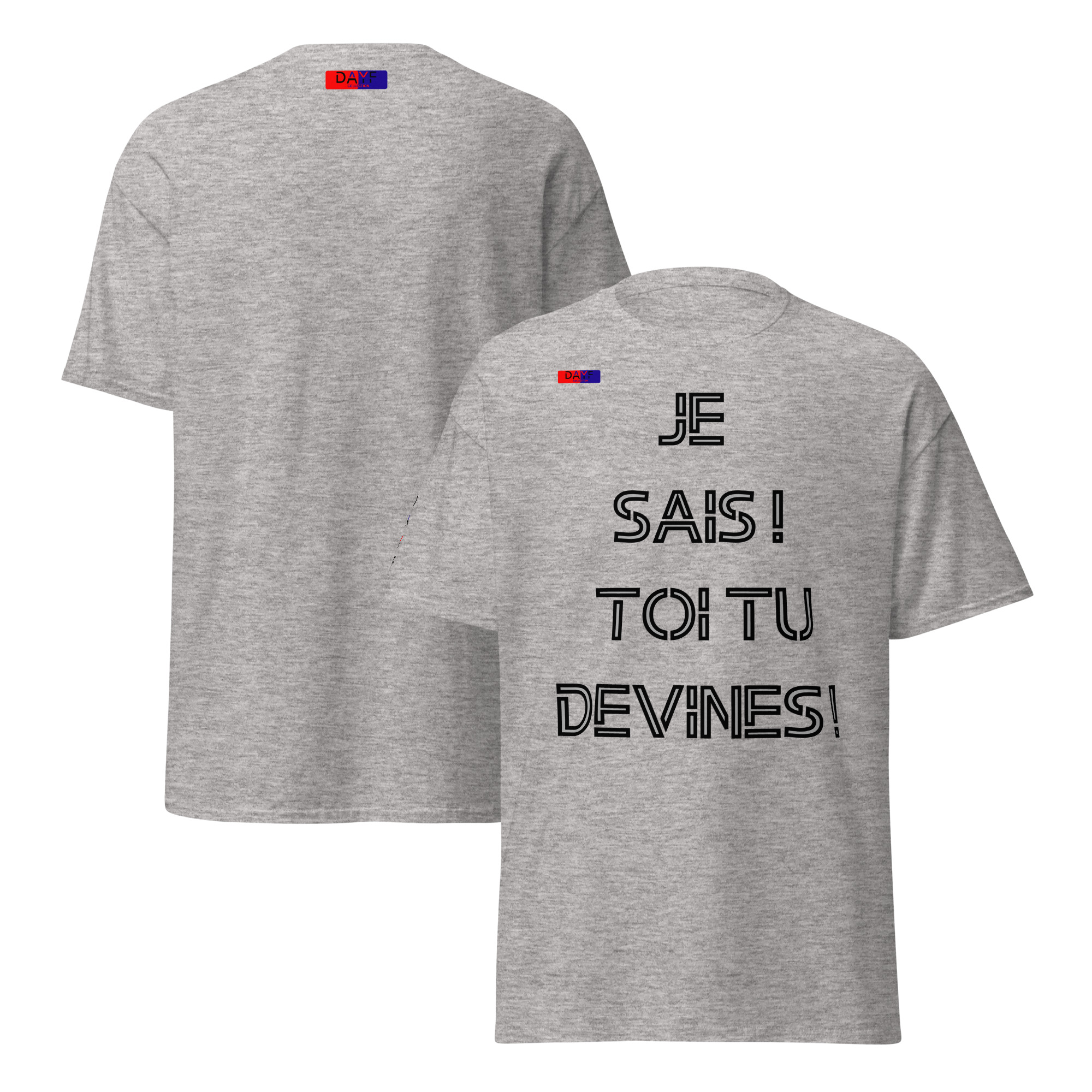 t shirt classique unisexe devant 4
