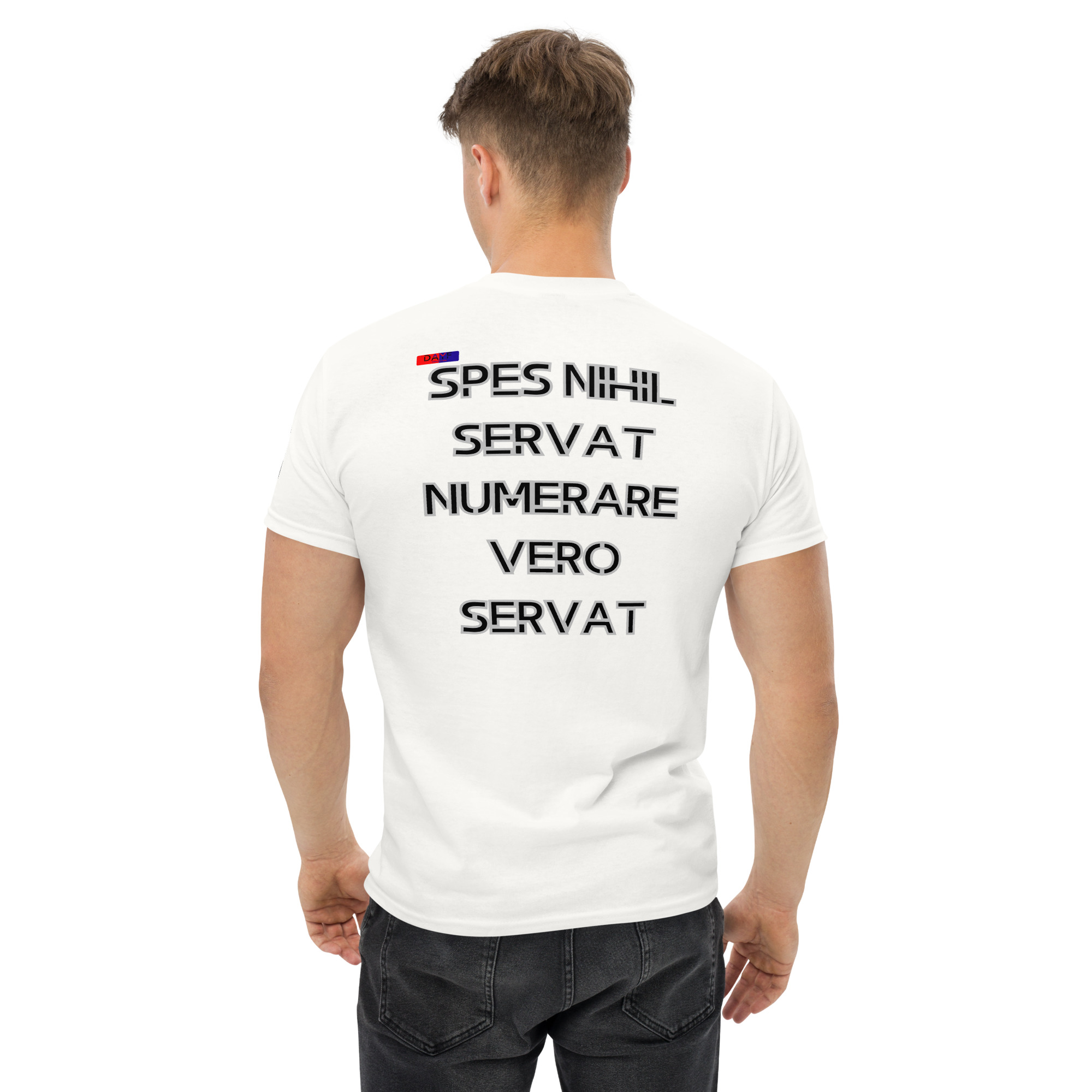 unisex classic tee back latin 6