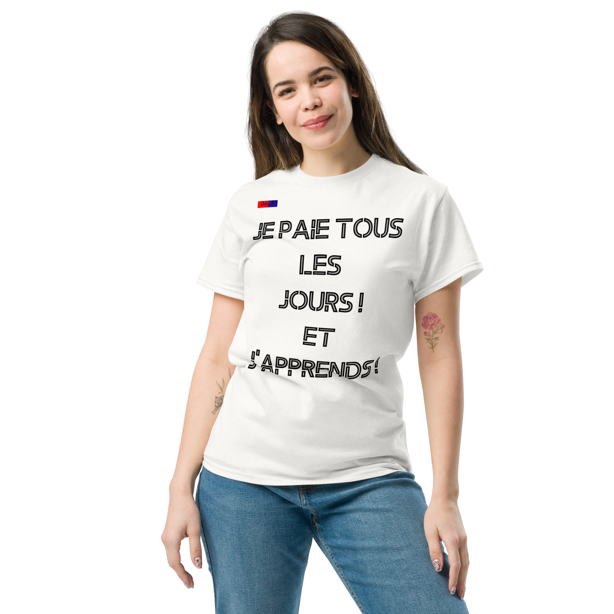 t shirt classique unisexe devant 3