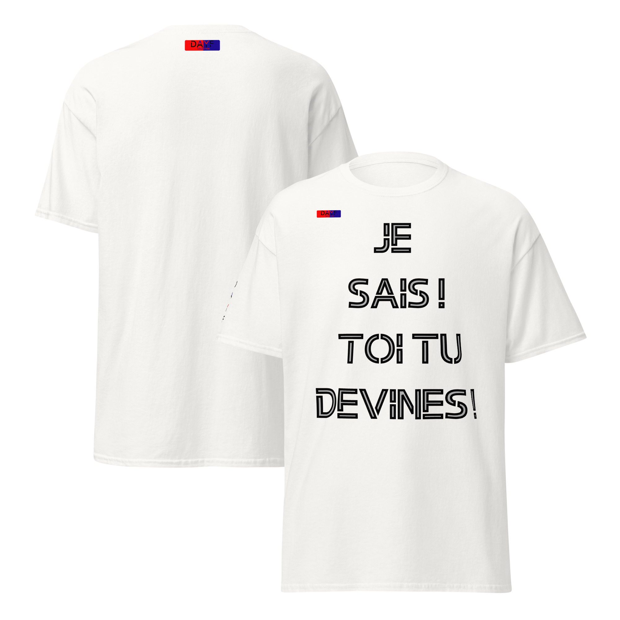 t shirt classique unisexe devant 4