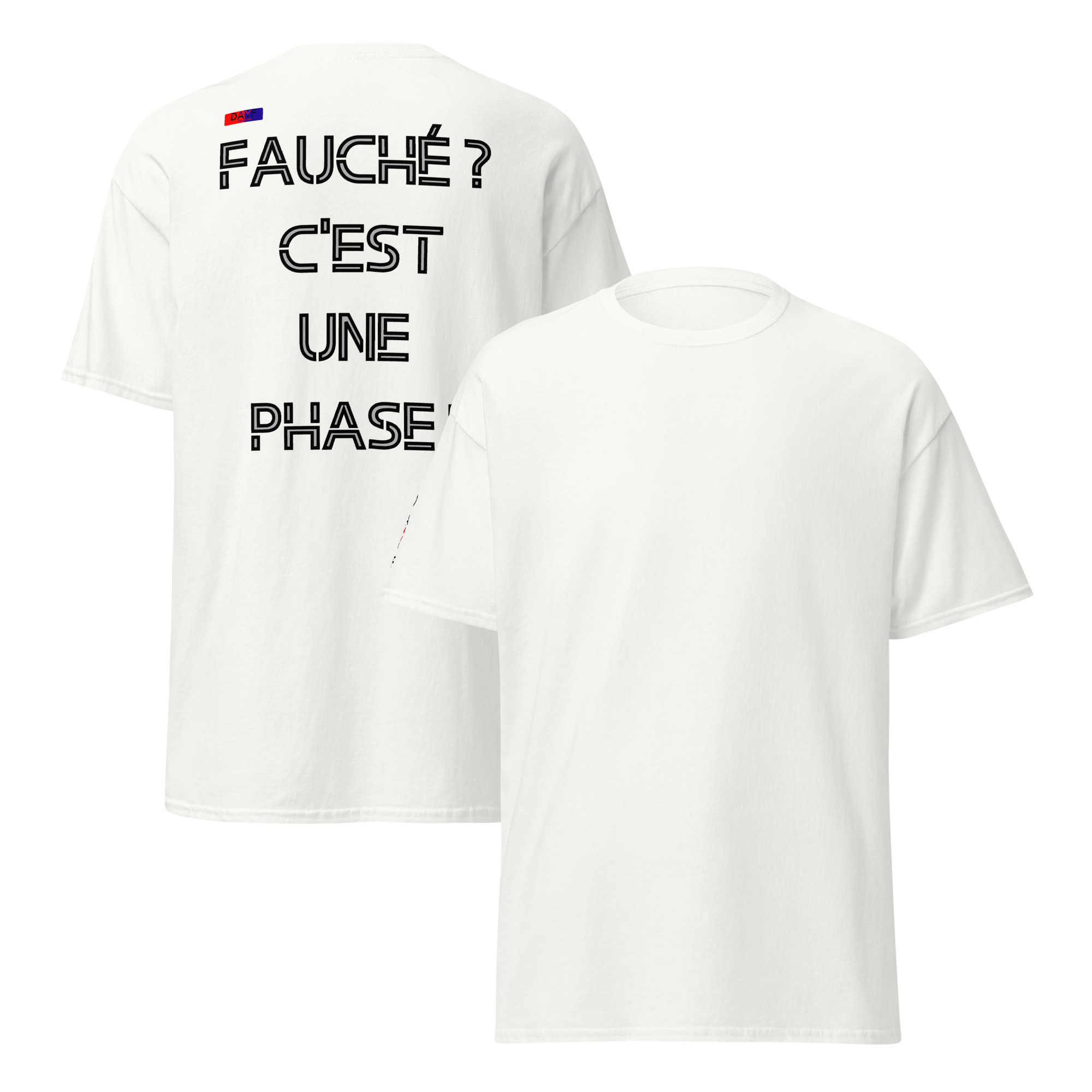t shirt classique unisexe dos 2
