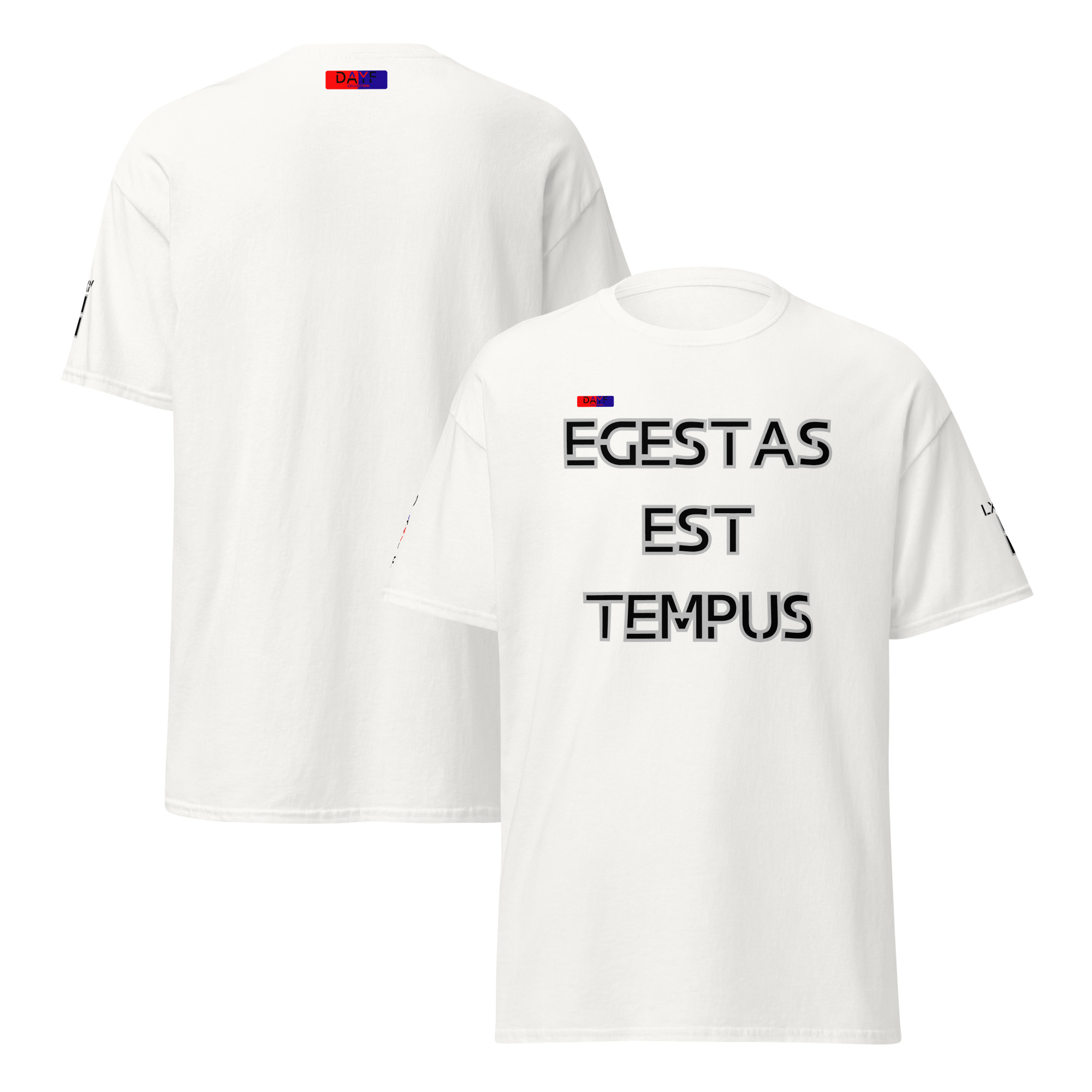 unisex classic tee front latin 2