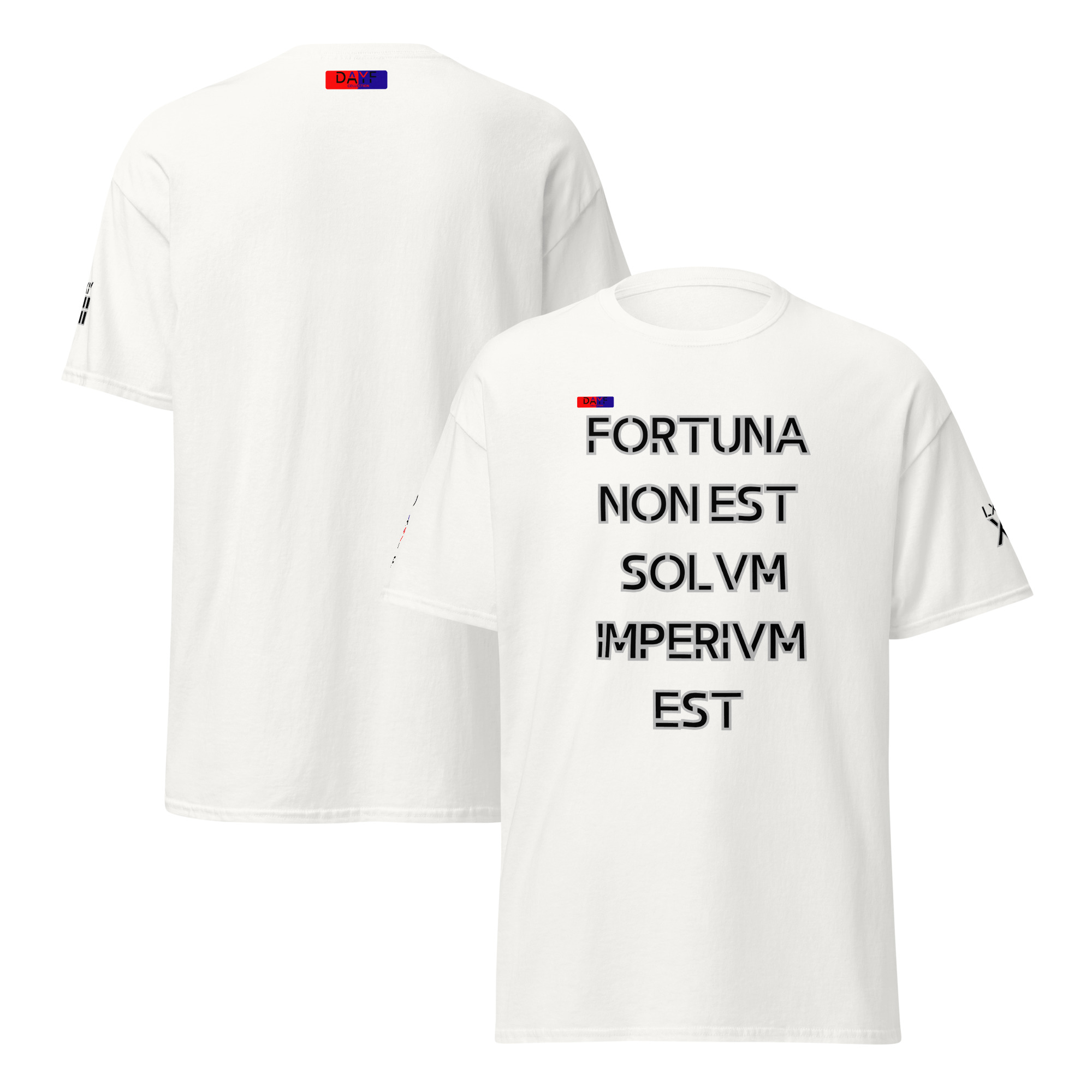 unisex classic tee shirt latin 12