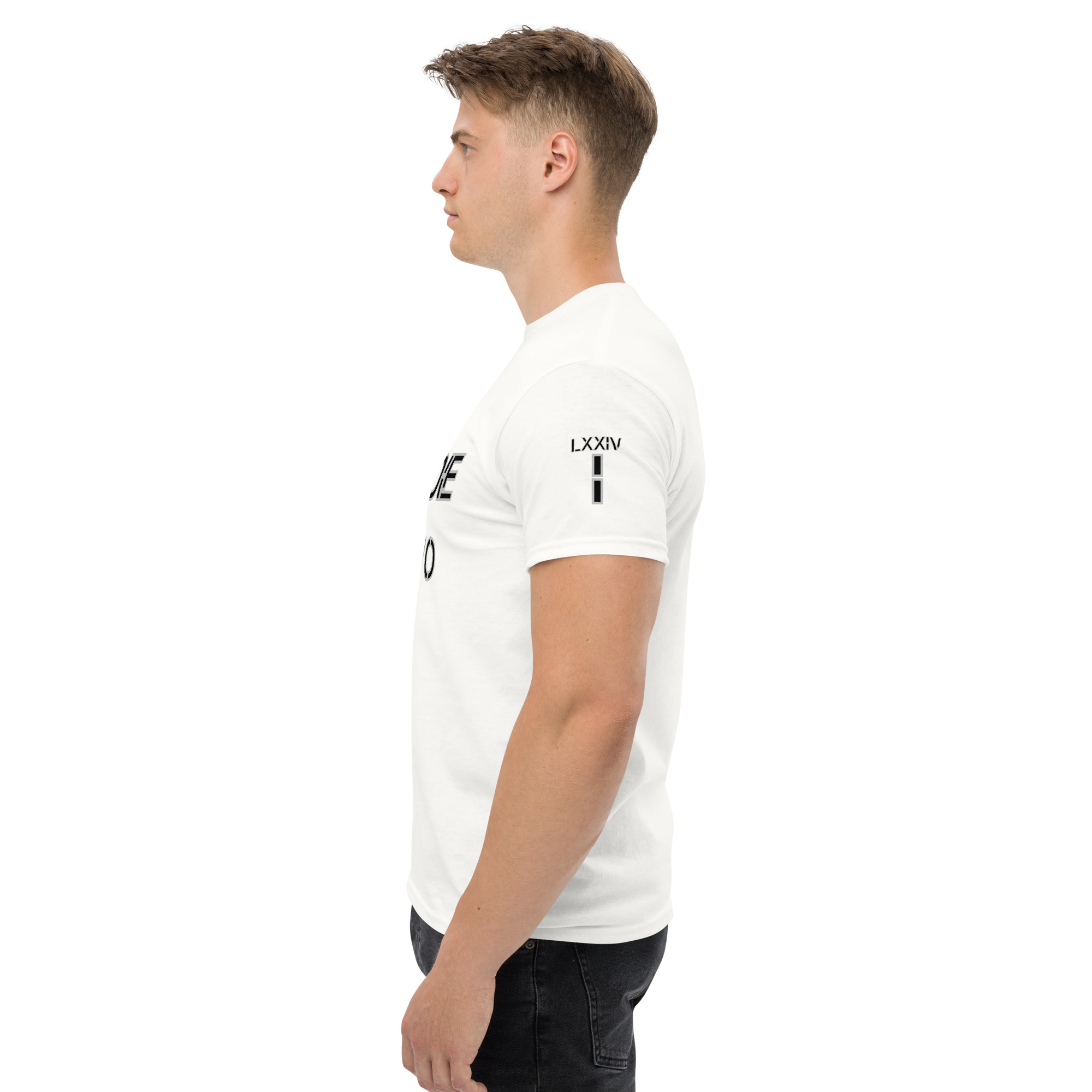 unisex classic tee front latin 1