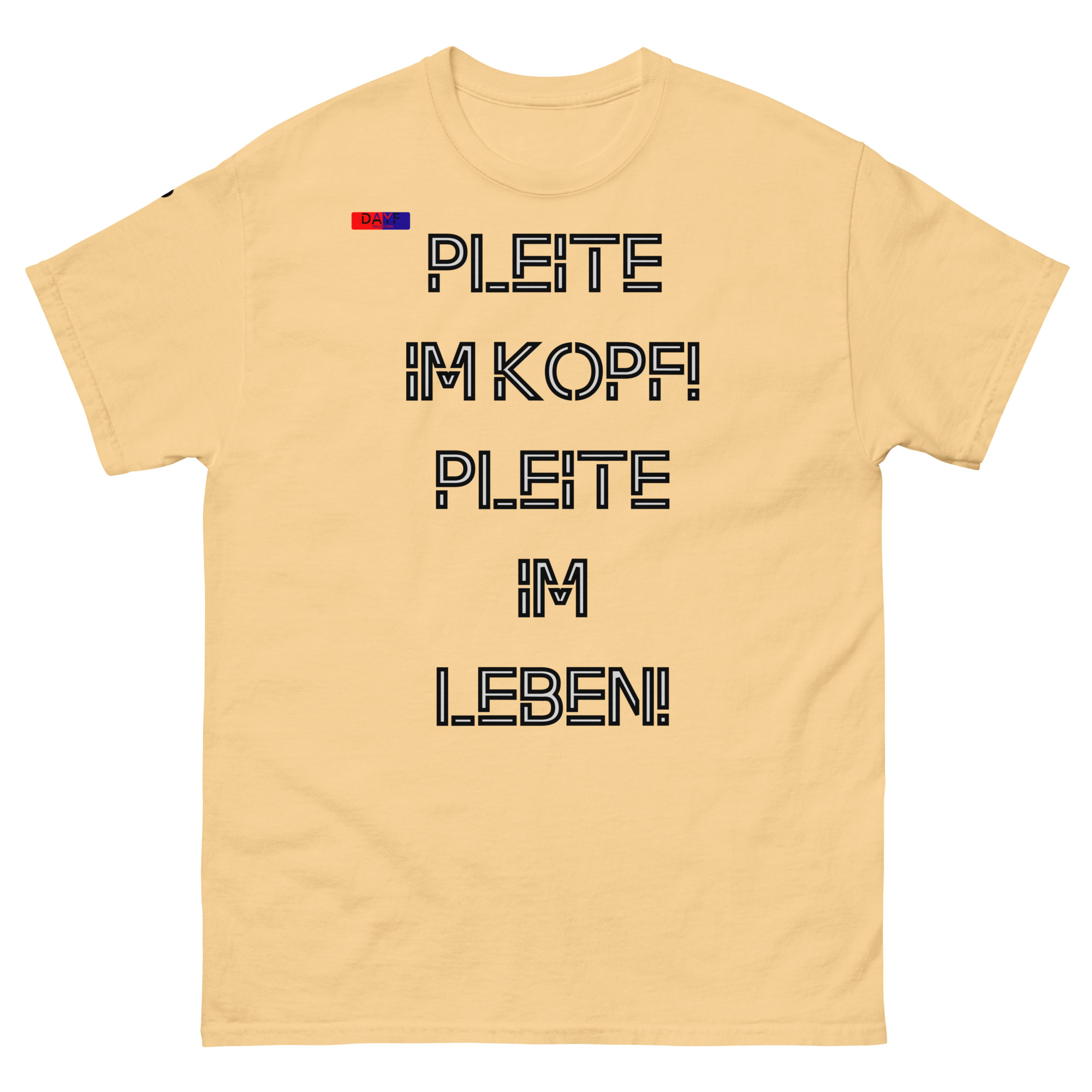 Unisex classic T shirt Nummer 8 Frontprint Dayf Design Nummeriert DE Collection Classic Fit Minimal Typografie Premium Print Edition 8 – Bild 33