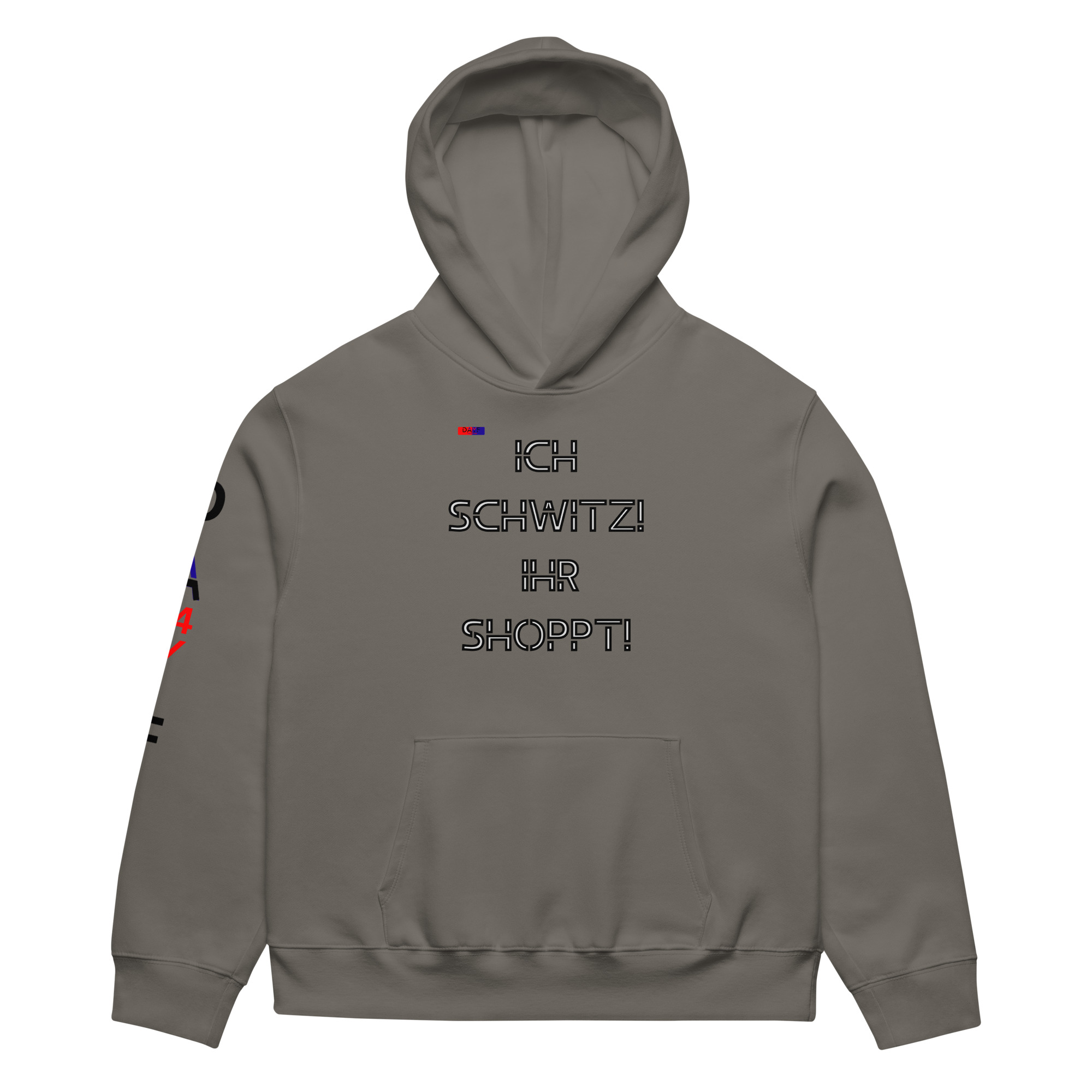 schwerer oversized hoodie 5 vorn