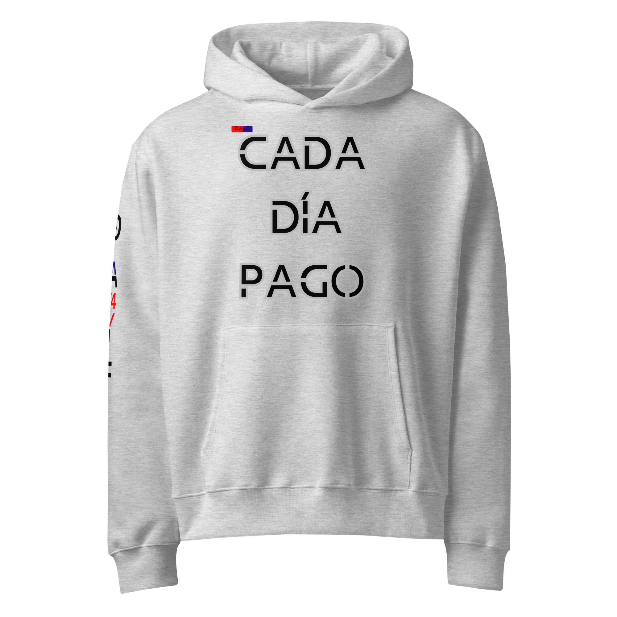 Original Dayf Design ES Collection Number 1 Oversize heavyweight hoodie Front Print – Bild 5