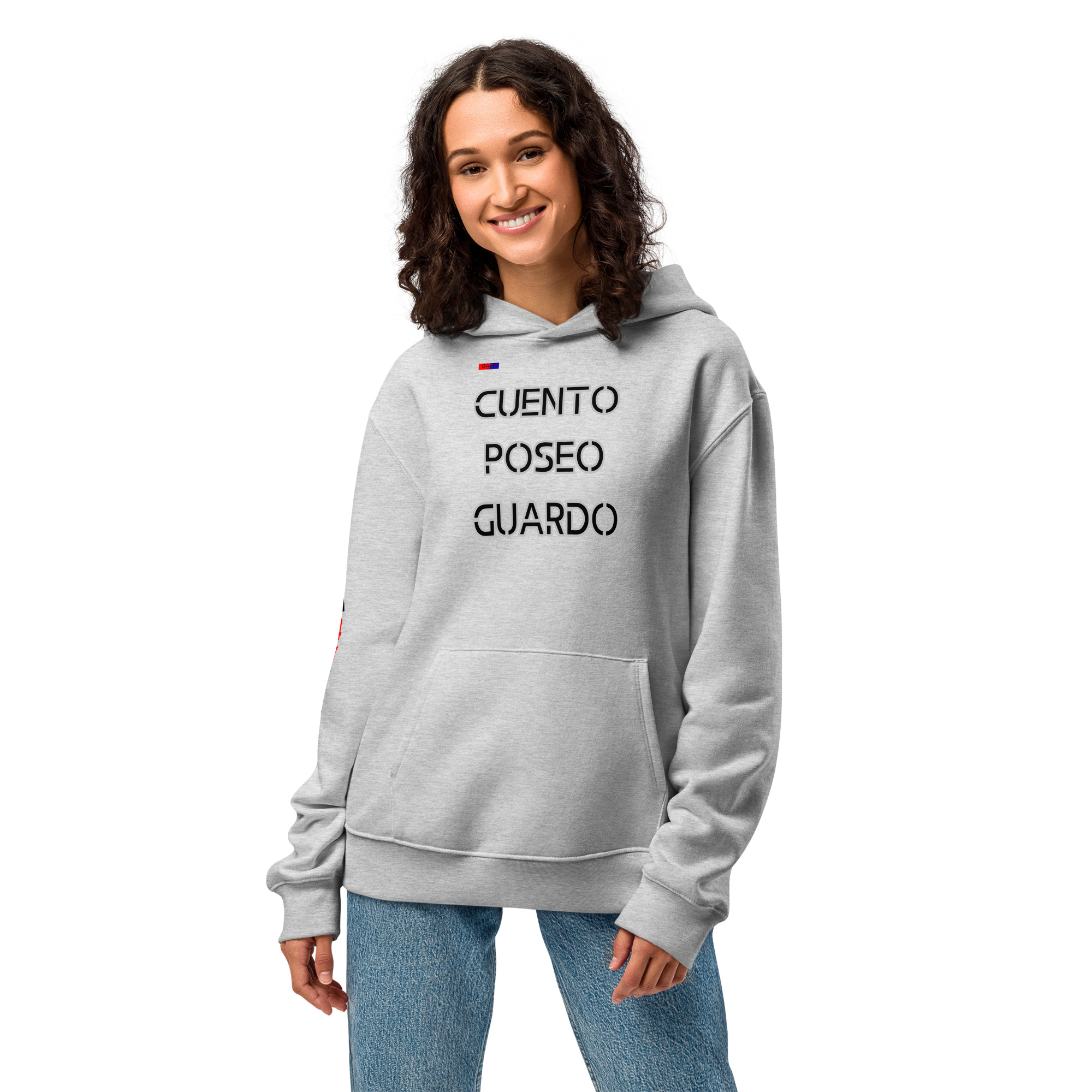 Original Dayf Design ES Collection Number 7 Oversize Heavyweight Hoodie Frente Cuento Poseo Guardo – Bild 35