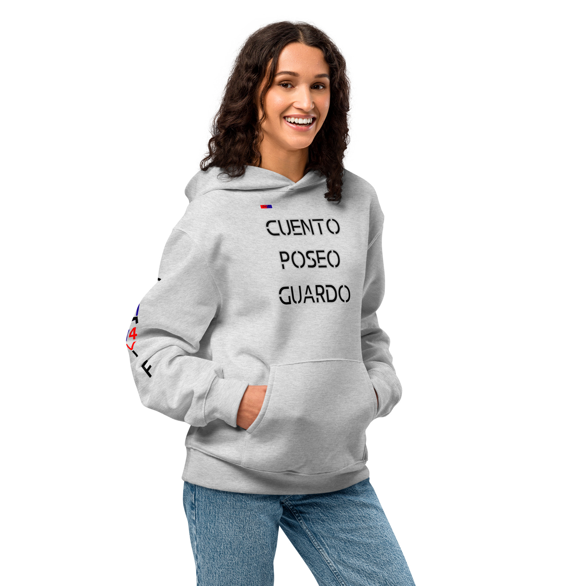 Original Dayf Design ES Collection Number 7 Oversize Heavyweight Hoodie Frente Cuento Poseo Guardo – Bild 47