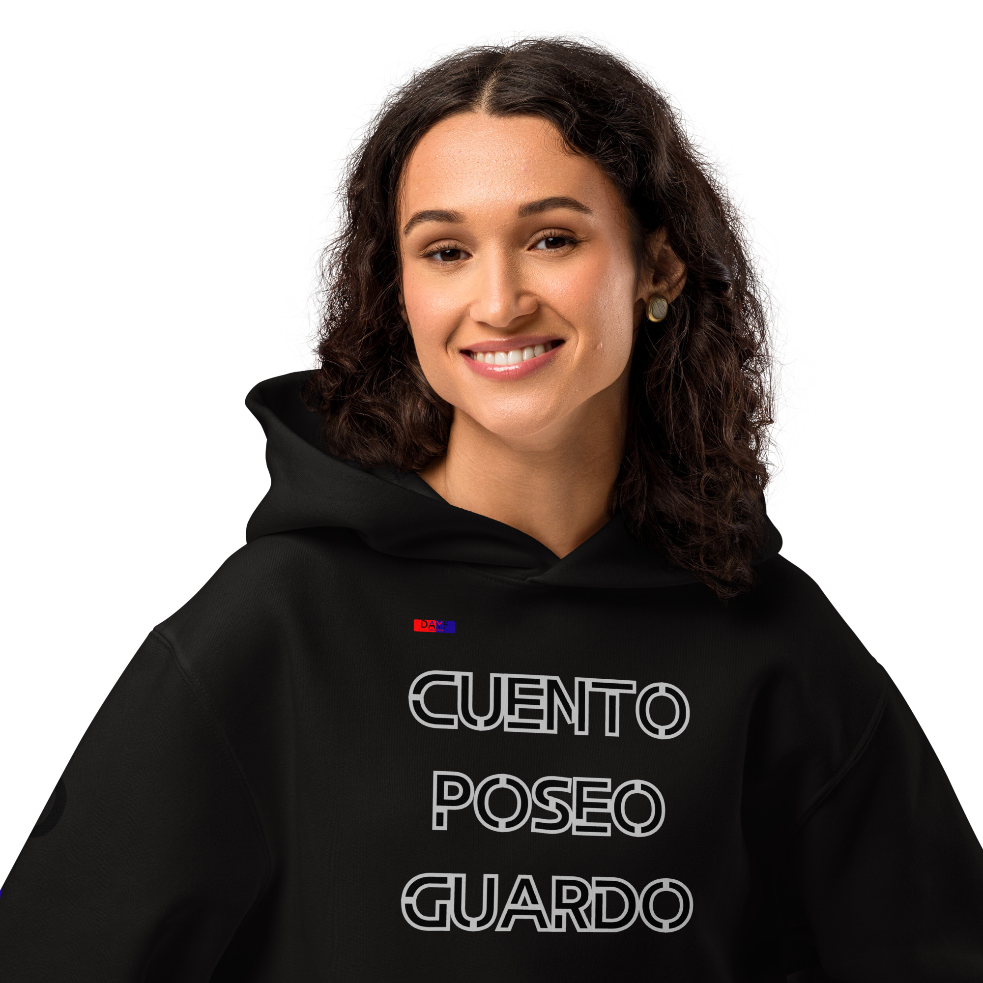 Original Dayf Design ES Collection Number 7 Oversize Heavyweight Hoodie Frente Cuento Poseo Guardo – Bild 37