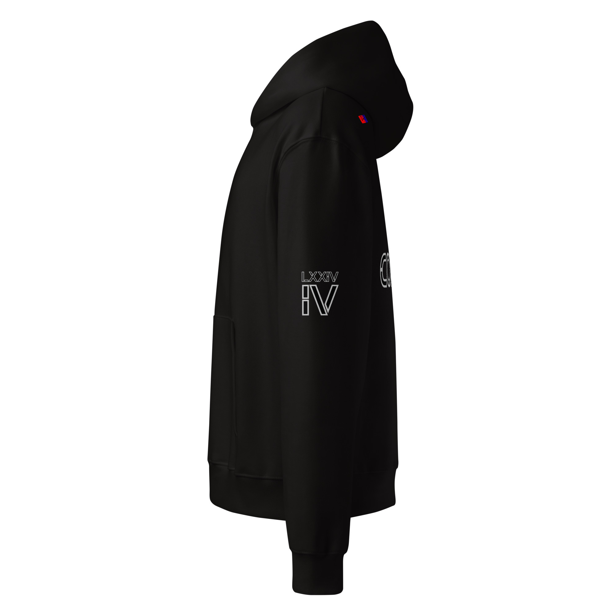 oversized heavyweight hoodie back latin 4
