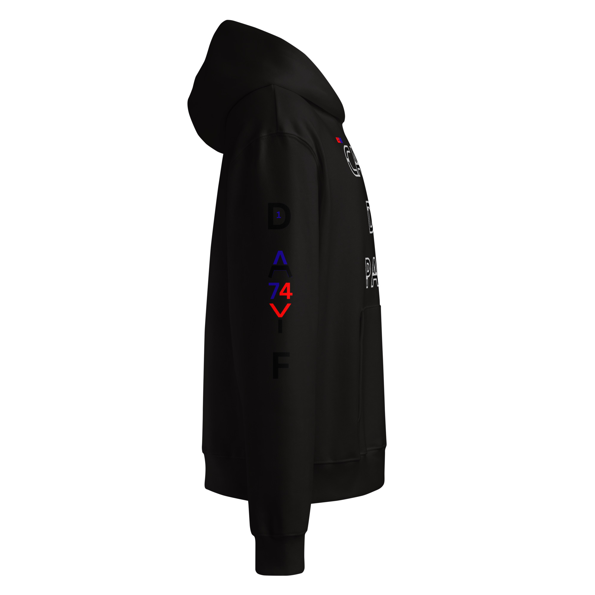 Original Dayf Design ES Collection Number 1 Oversize heavyweight hoodie Front Print – Bild 19