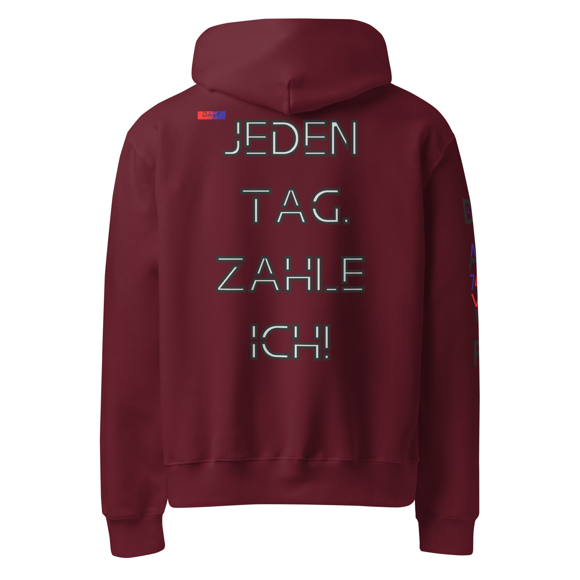 schwerer oversized hoodie hinten 11