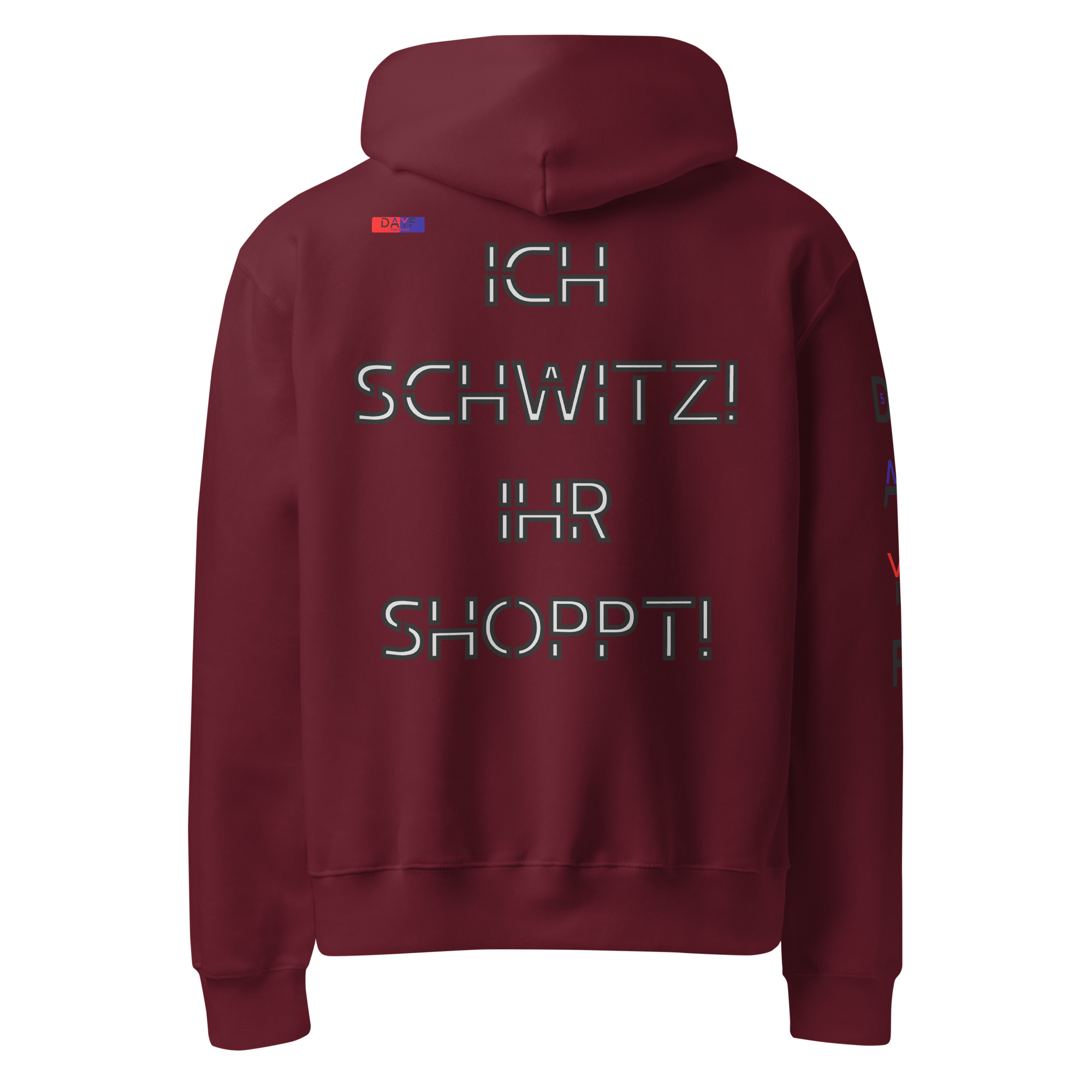 schwerer oversized hoodie hinten 5