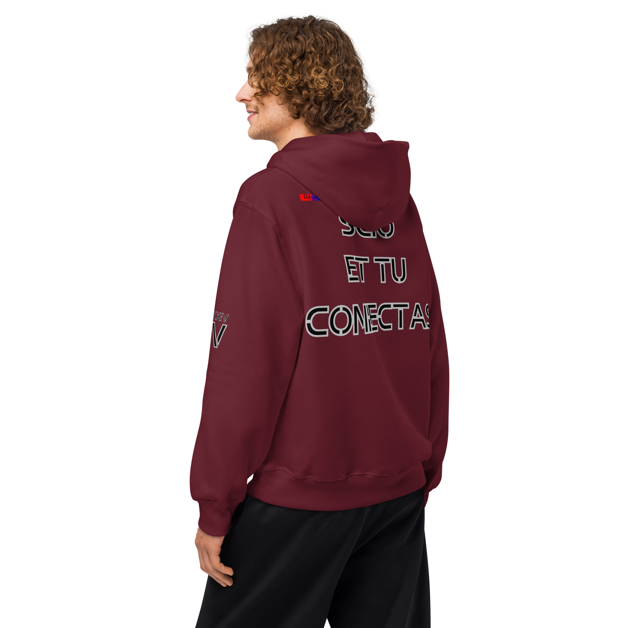 oversized heavyweight hoodie back latin 4