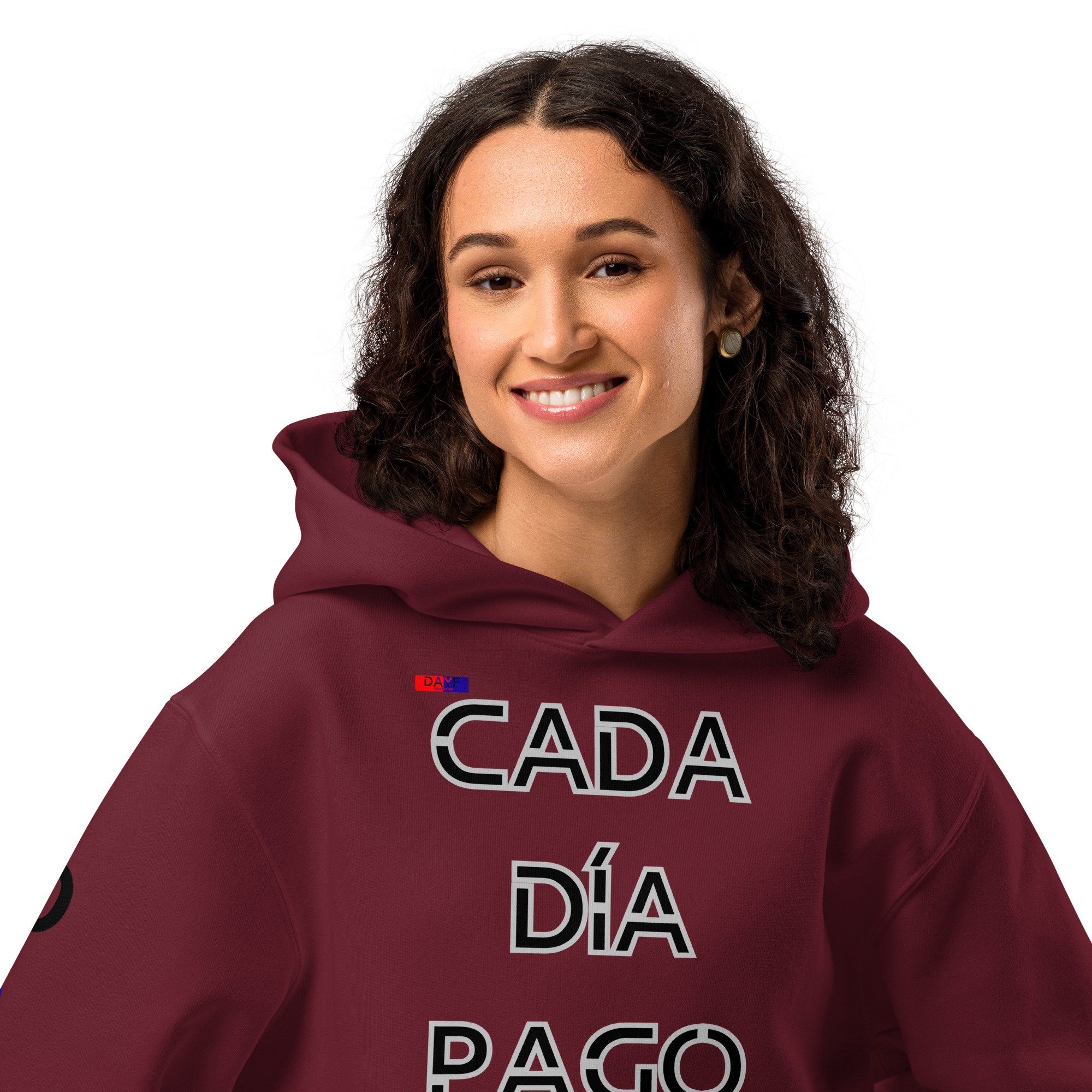 Original Dayf Design ES Collection Number 1 Oversize heavyweight hoodie Front Print – Bild 39