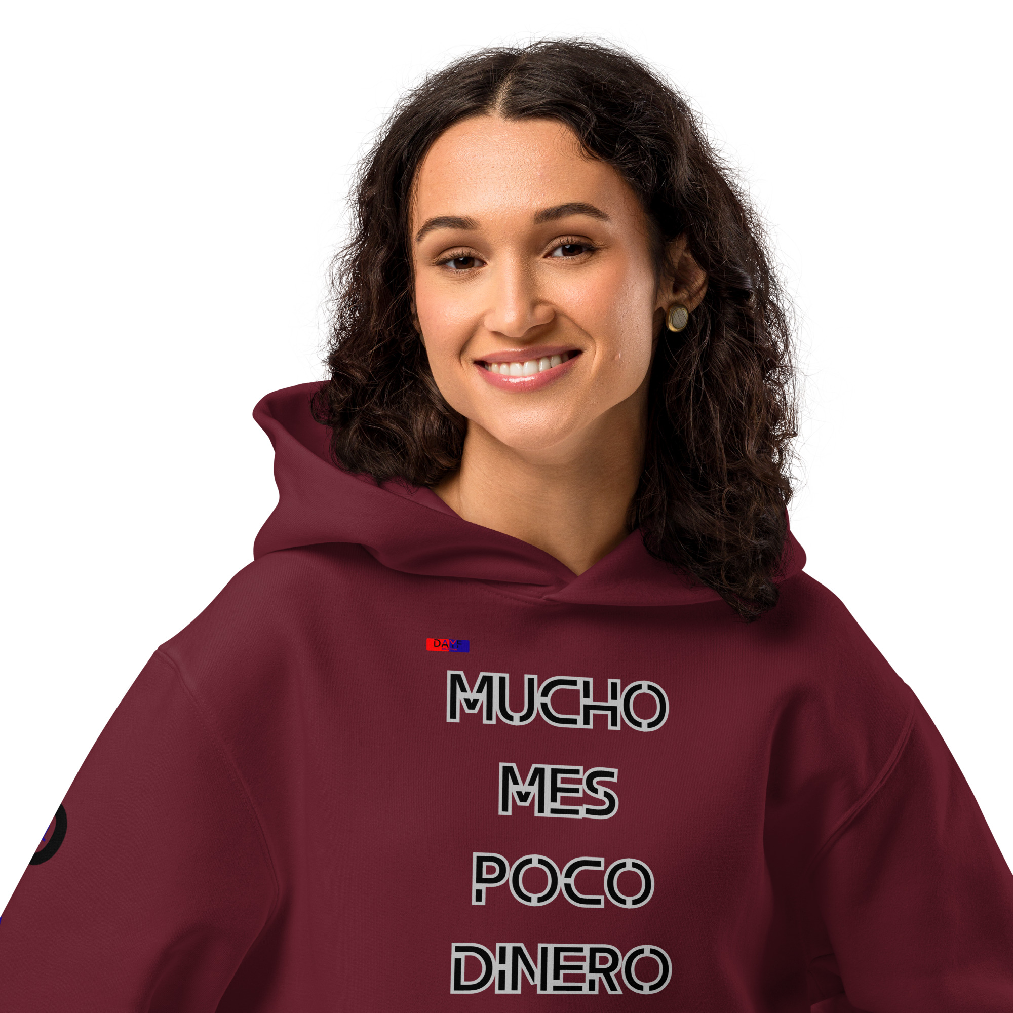 Original Dayf Design ES Collection Number 11 Oversize heavyweight hoodie Front Print – Bild 39