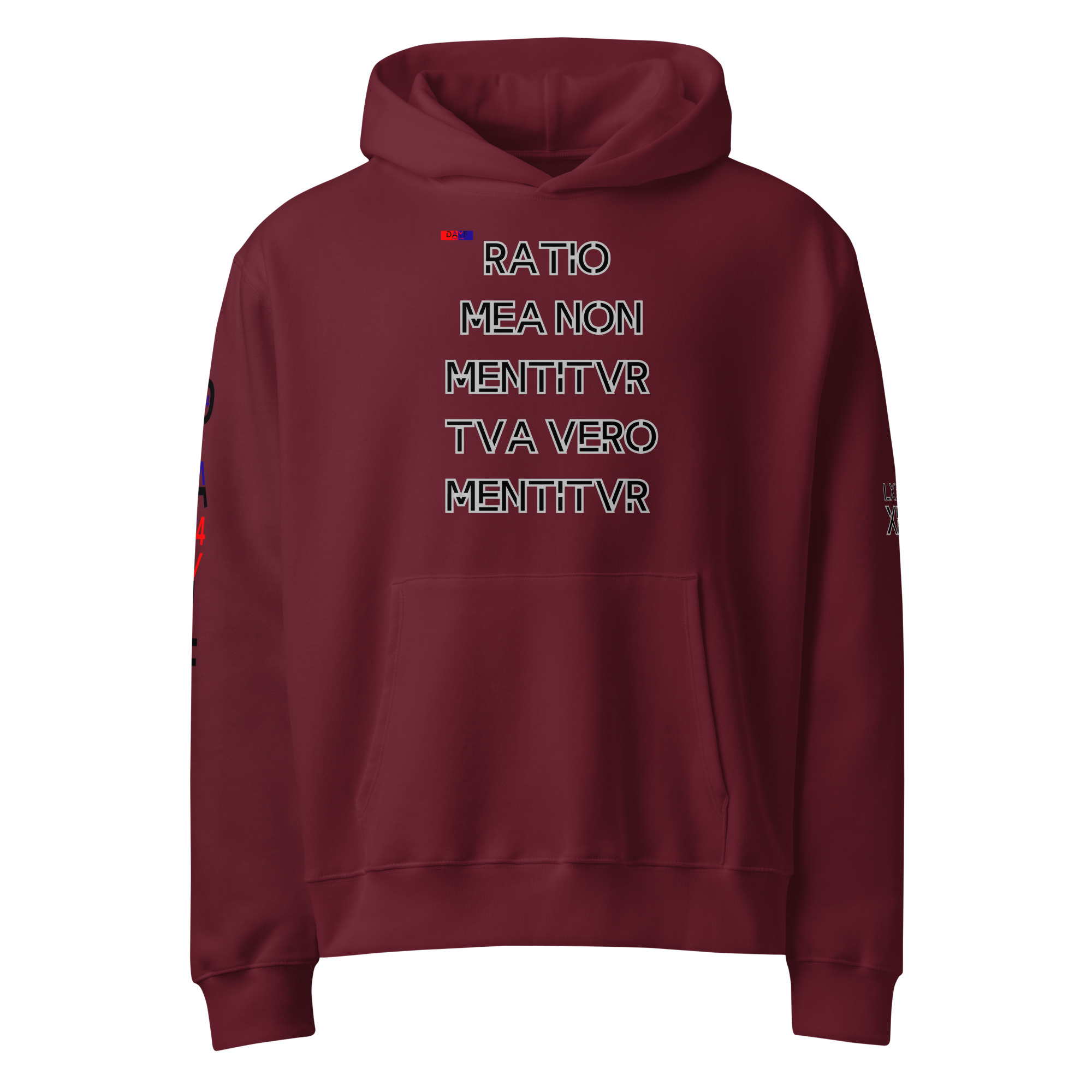 oversized heavyweight hoodie front latin 14