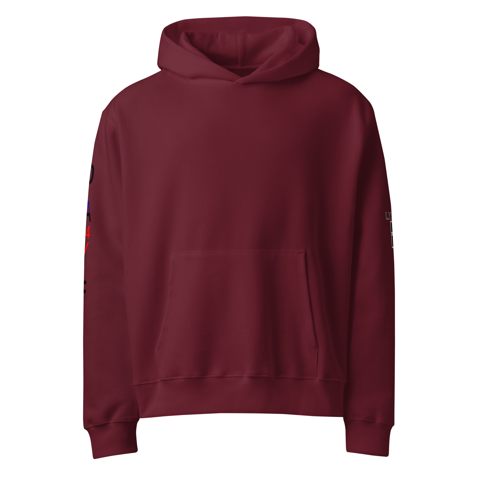 oversized heavyweight hoodie back latin 2