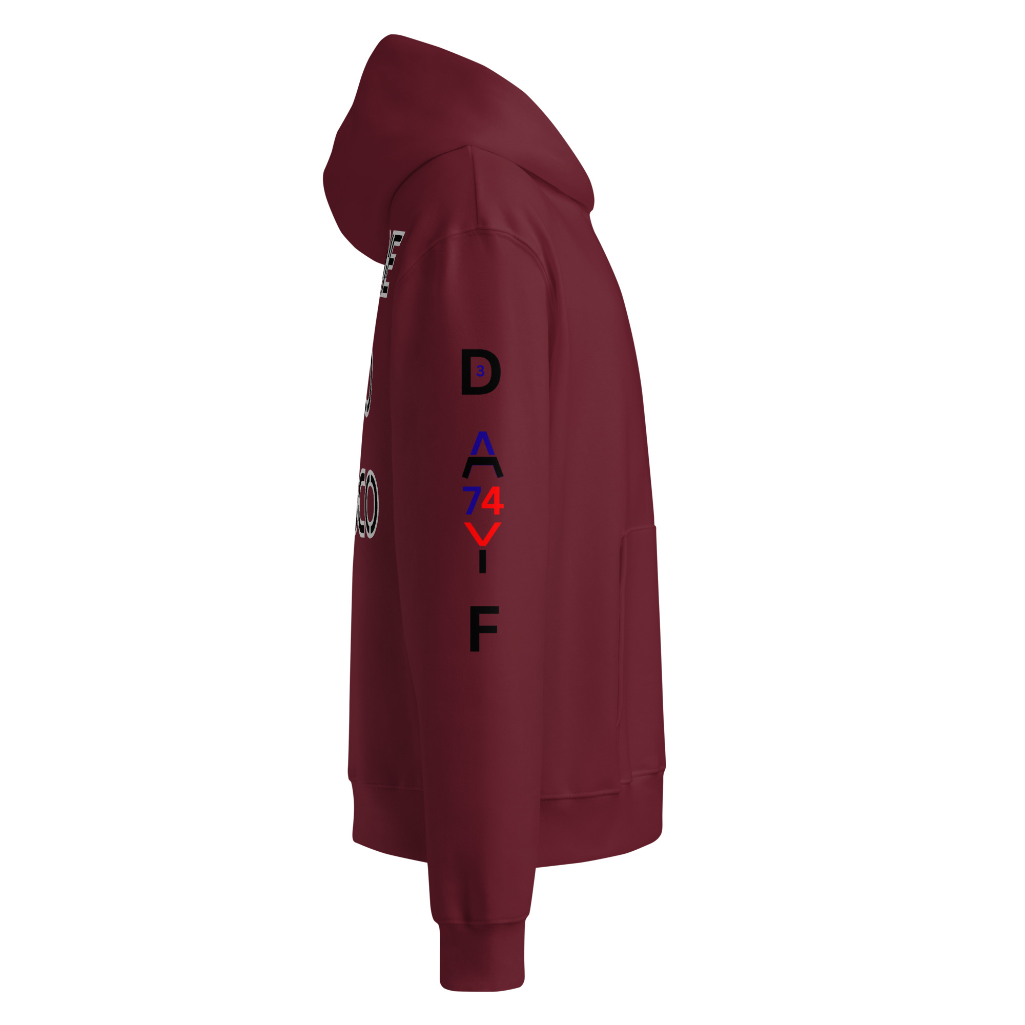 oversized heavyweight hoodie back latin 3