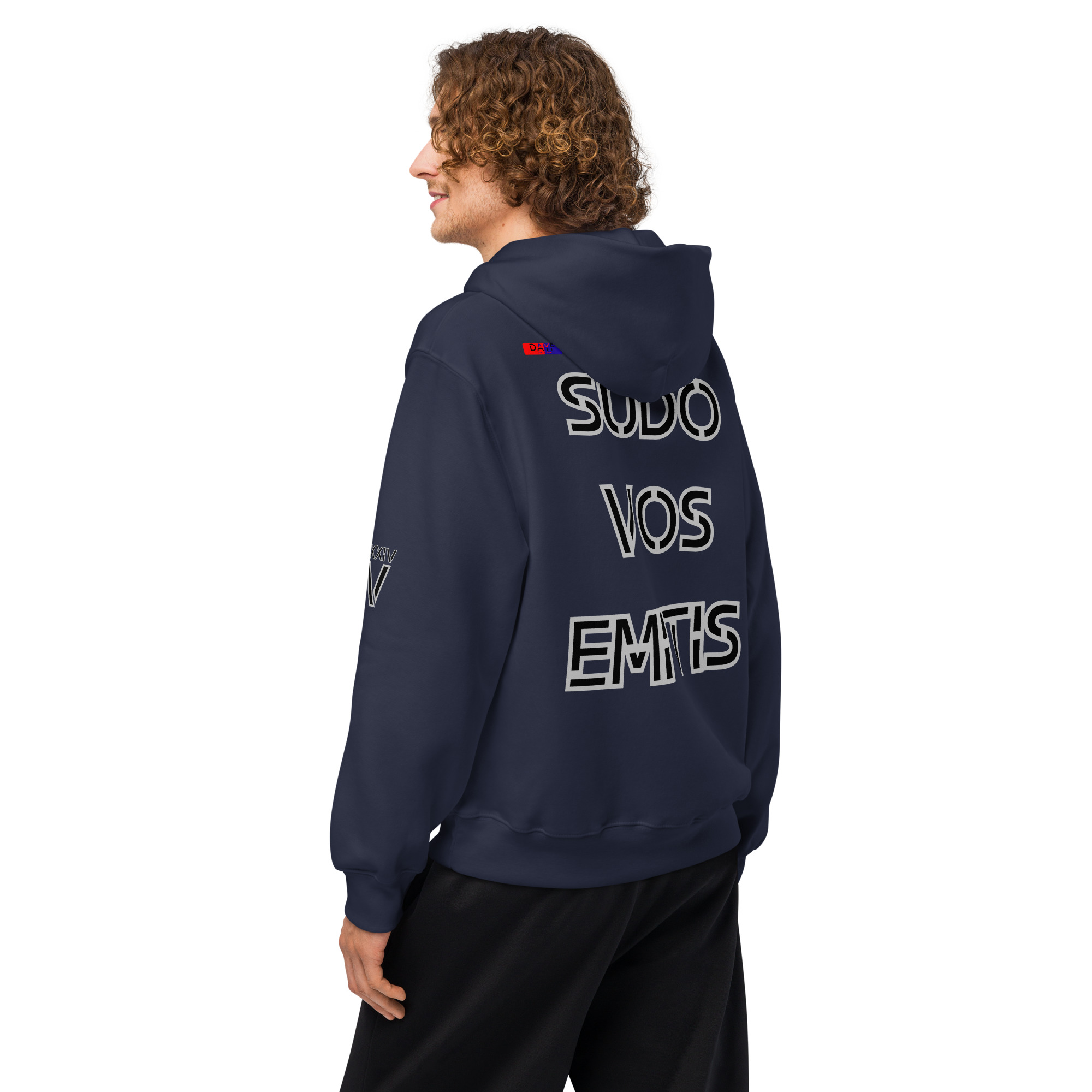 oversized heavyweight hoodie back latin 5