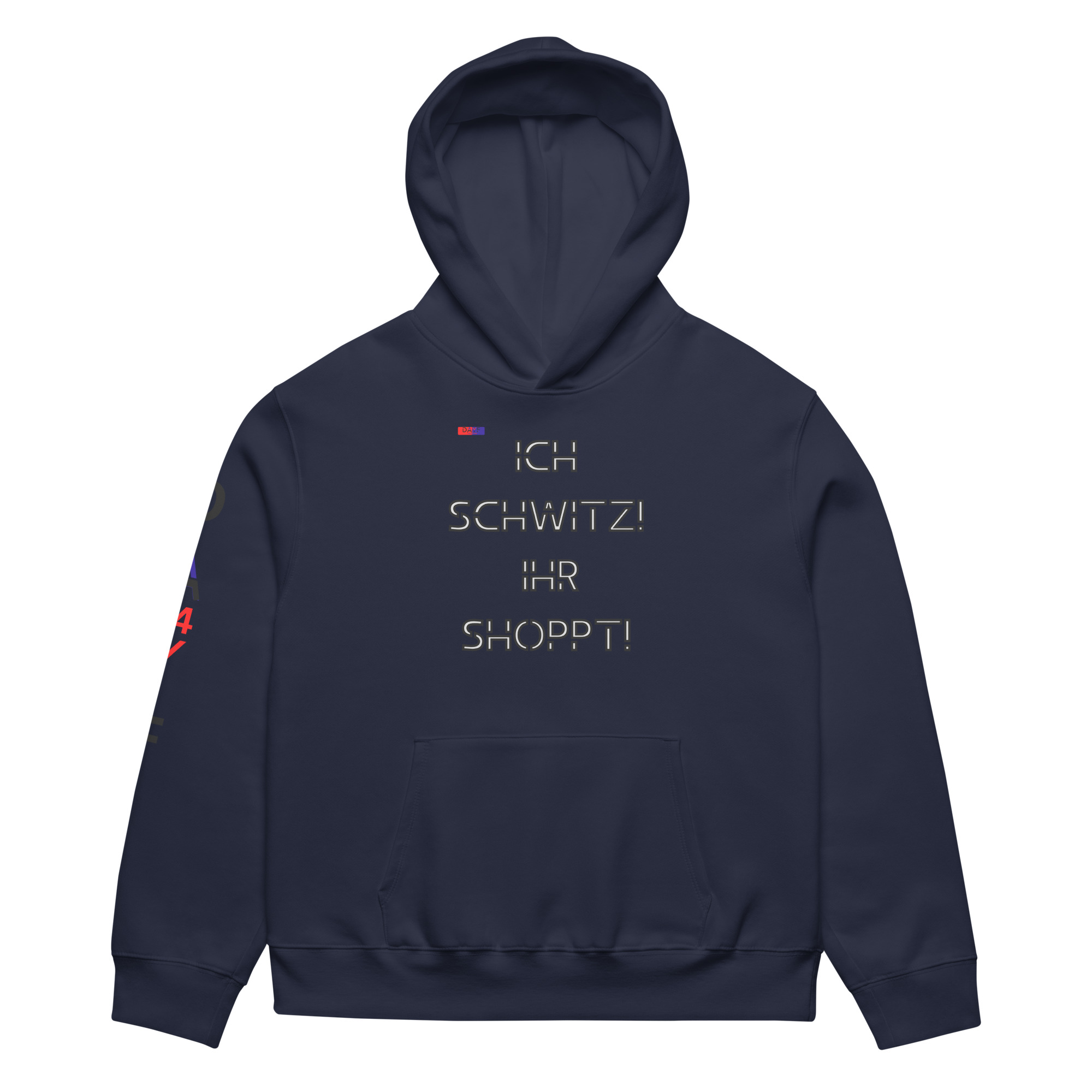 schwerer oversized hoodie 5 vorn