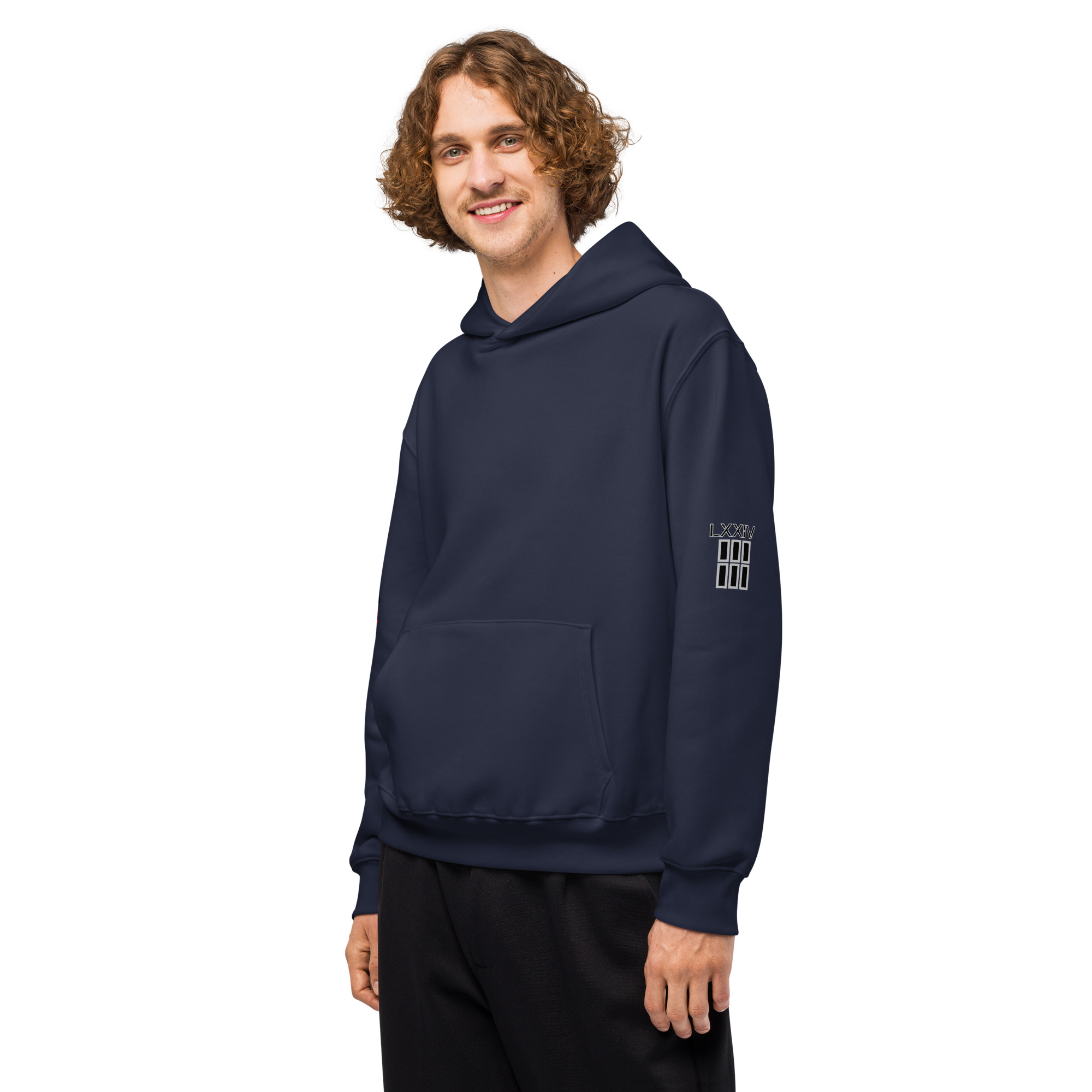 oversized heavyweight hoodie back latin 3