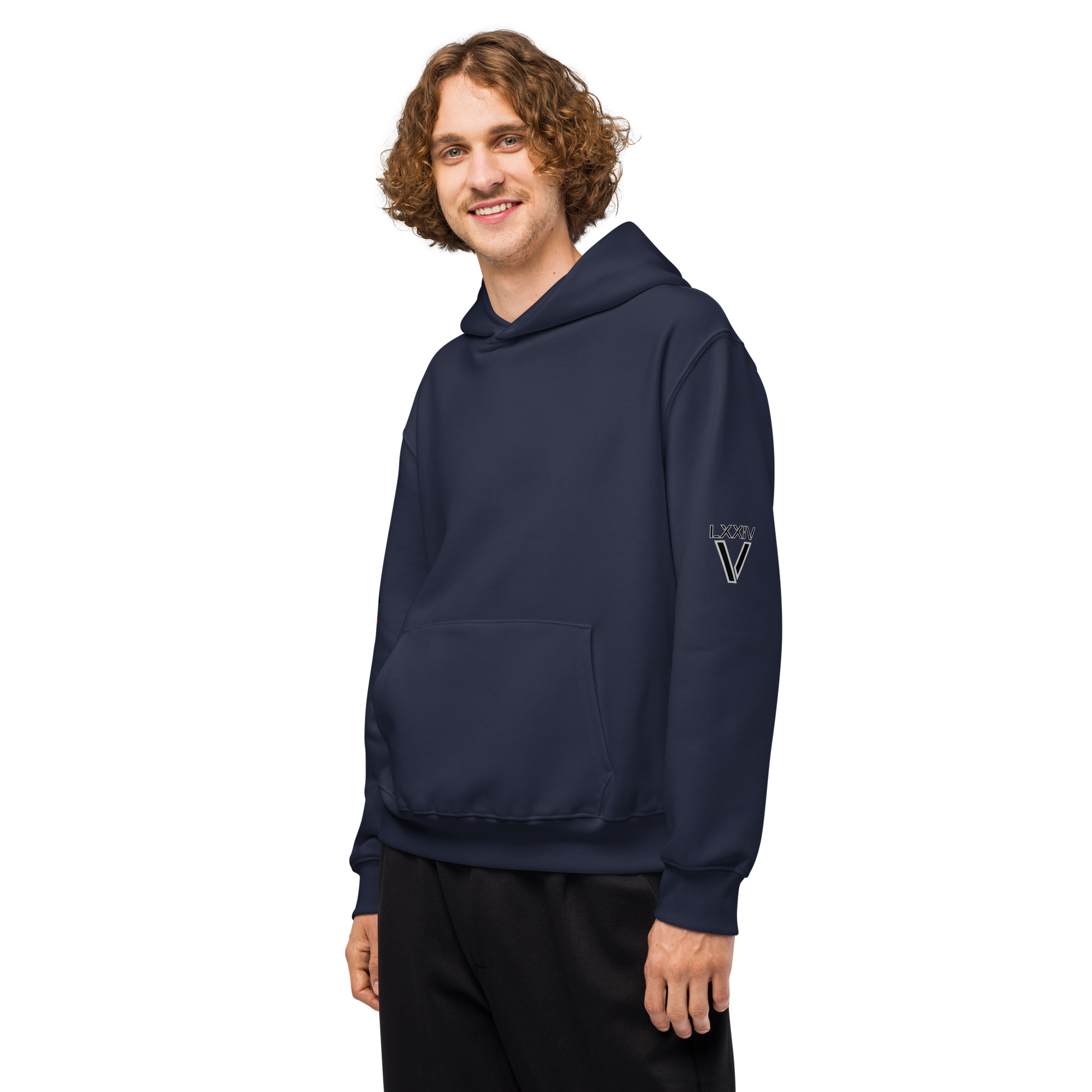 oversized heavyweight hoodie back latin 5